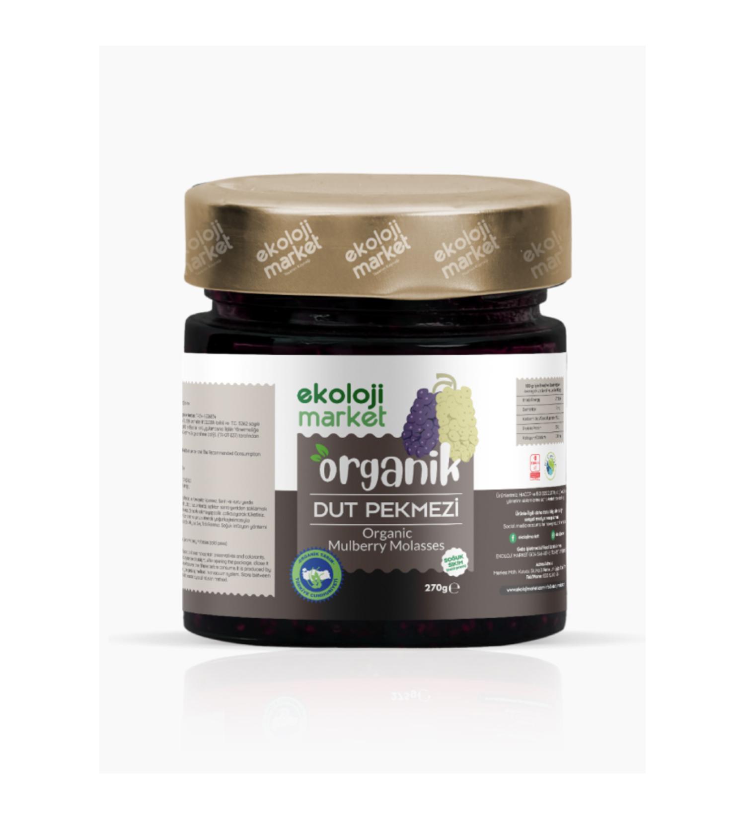 Ecology Market Organic Mulberry Molasses 270 gr