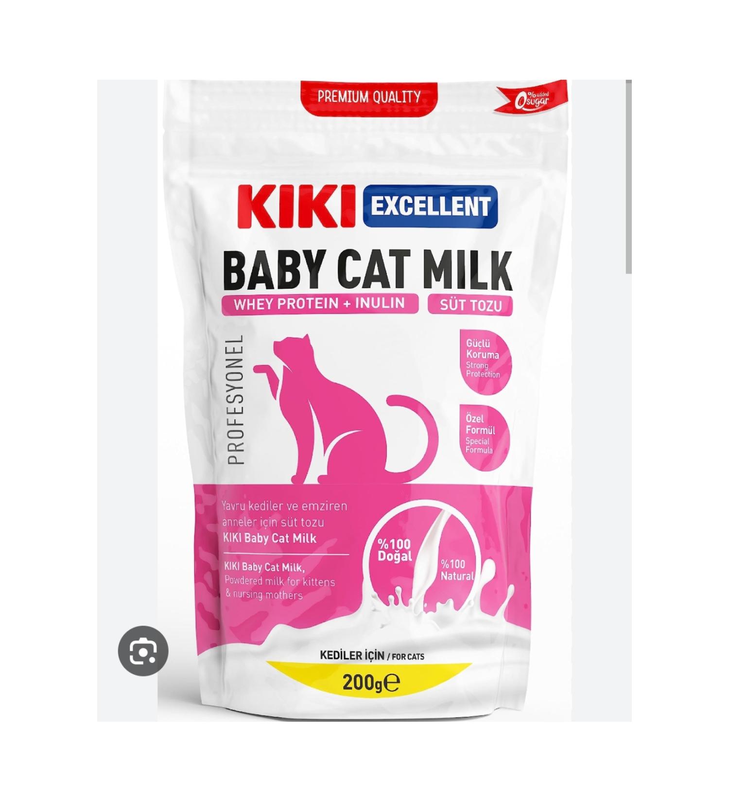 Kiki Excellent Cat Milk Powder (Whey Protein + Inulin) 200 gr