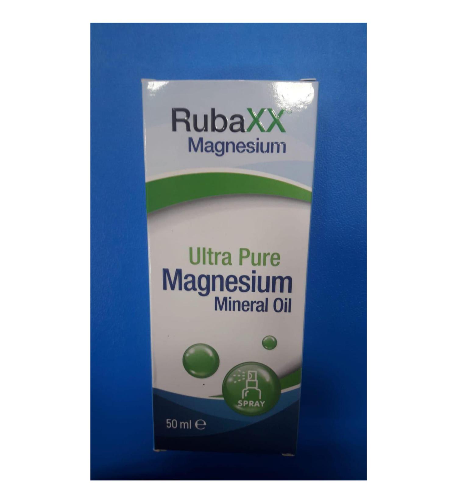 Ruba Magnesium Mineral Oil Spray 50 ml Effective Result for Cramps Stiff Neck and Hardening.