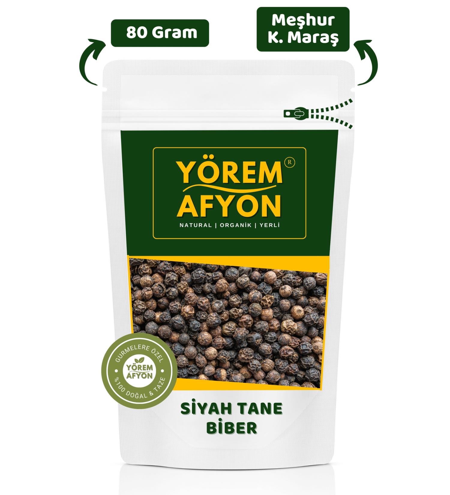 G l ehre Y rem Afyon Famous Kahramanmara Sharp Taste Black Pepper | 80gr. - Buy Online on GoSupps.com