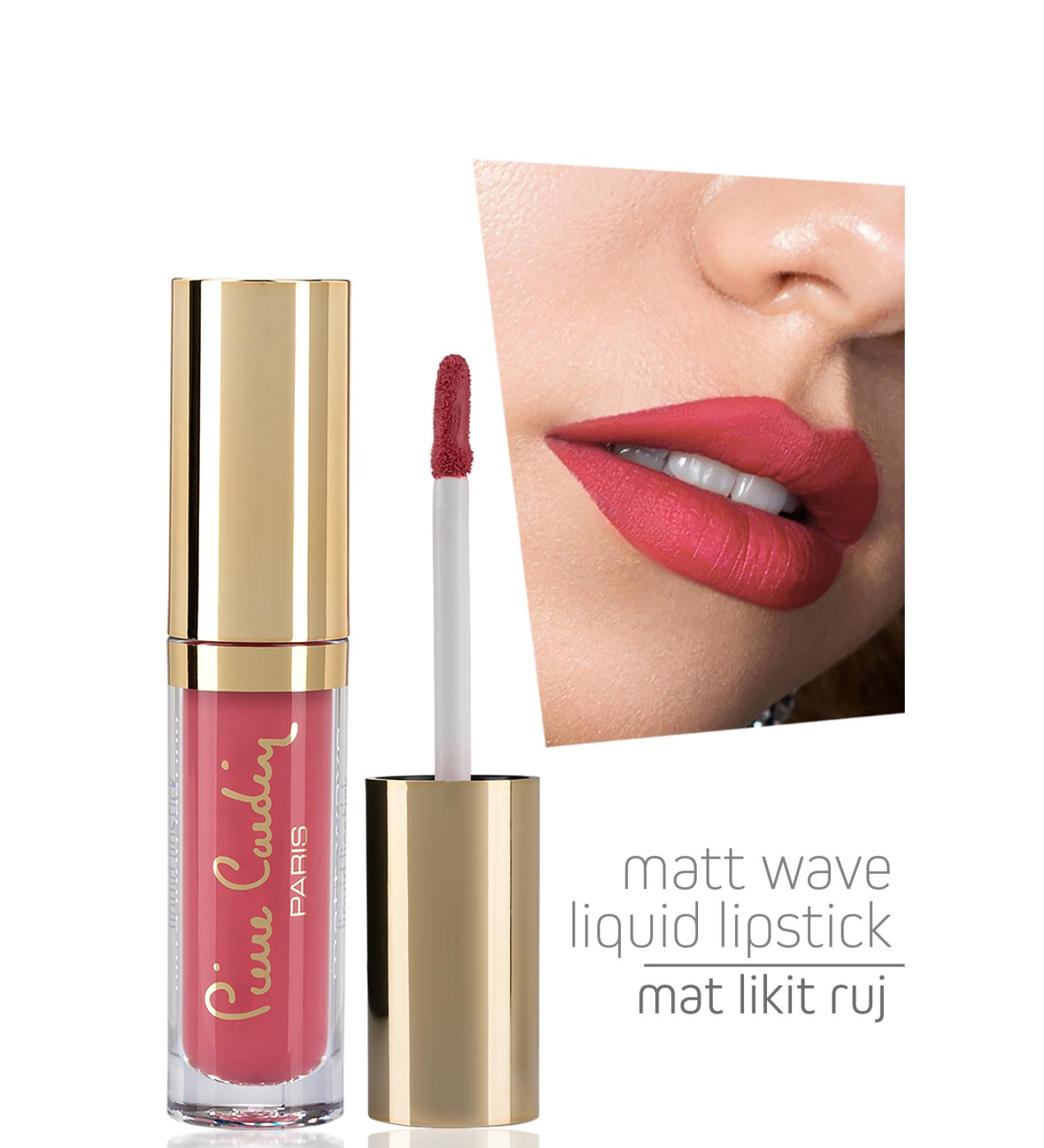 Pierre Cardin Matt Wave Liquid Lipstick - Matte Liquid Lipstick - Pastel Fushia