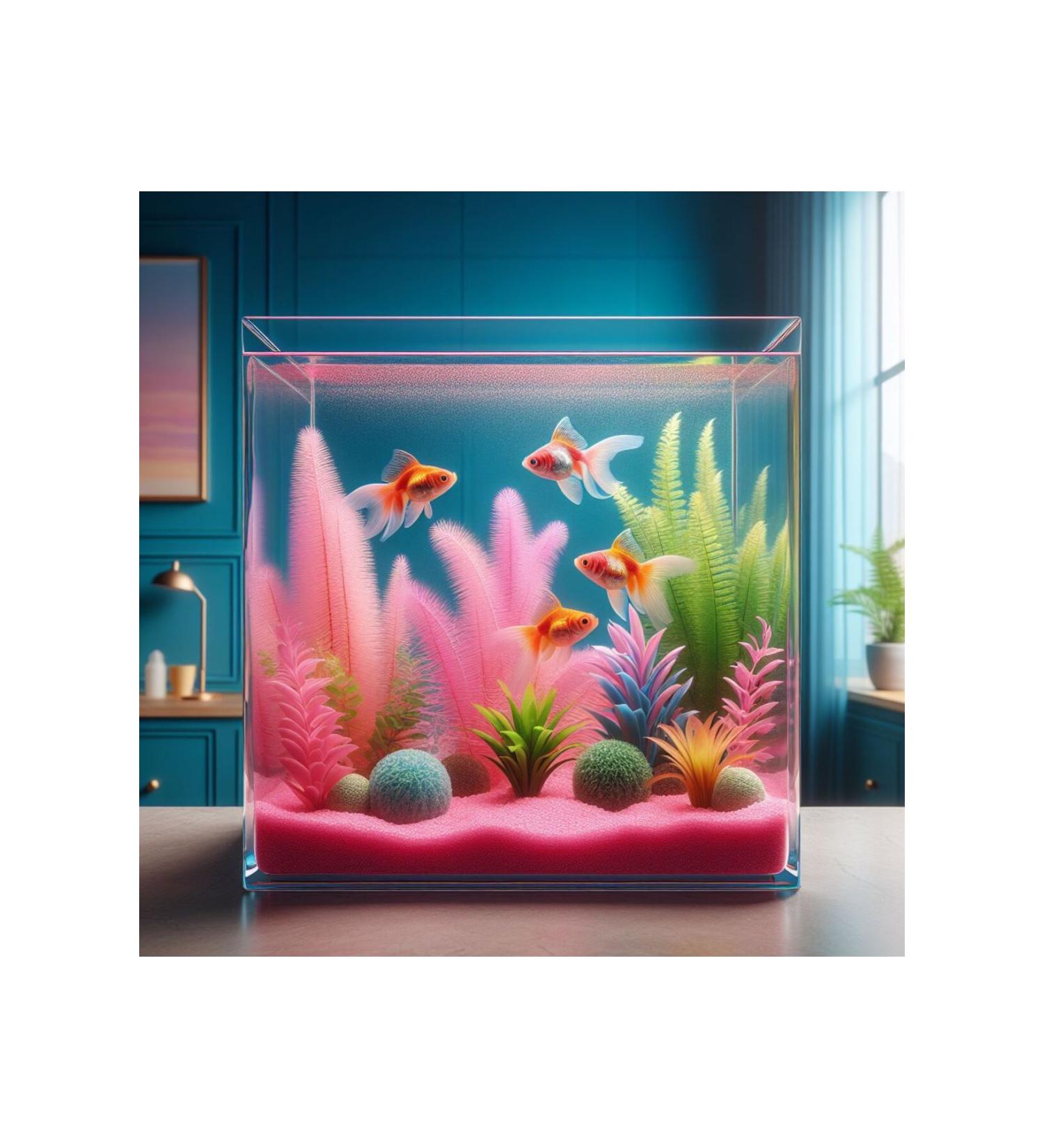 Aquarium Fish Food & Full Glass Goldfish Aquarium Desktop Nano Aquarium New Production Aquarium.