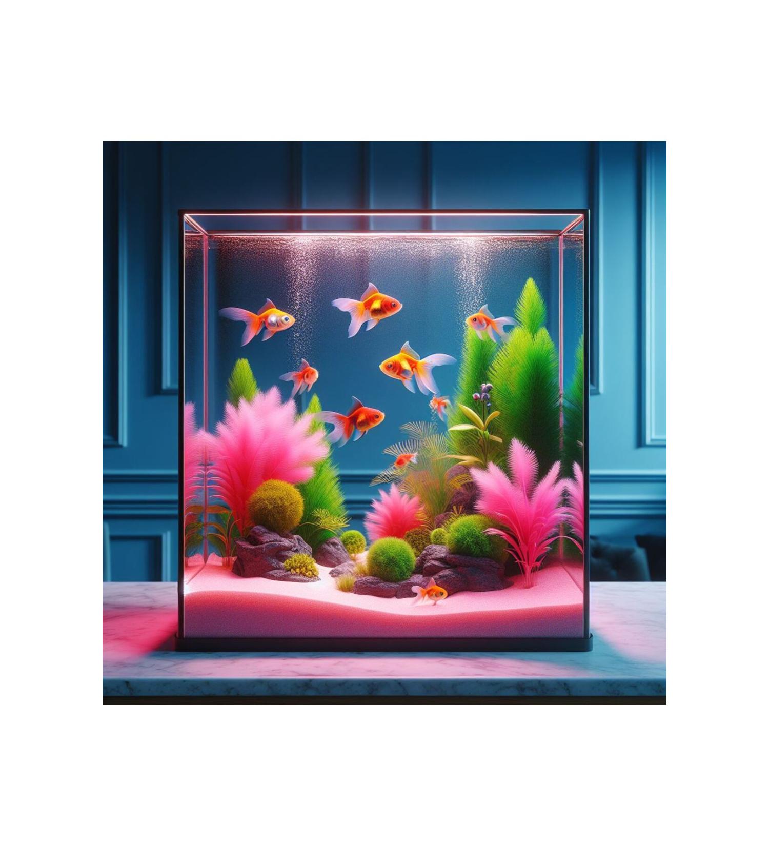 Aquarium Fish Food & Full Glass Goldfish Aquarium Desktop Nano Aquarium New Production Aquarium.