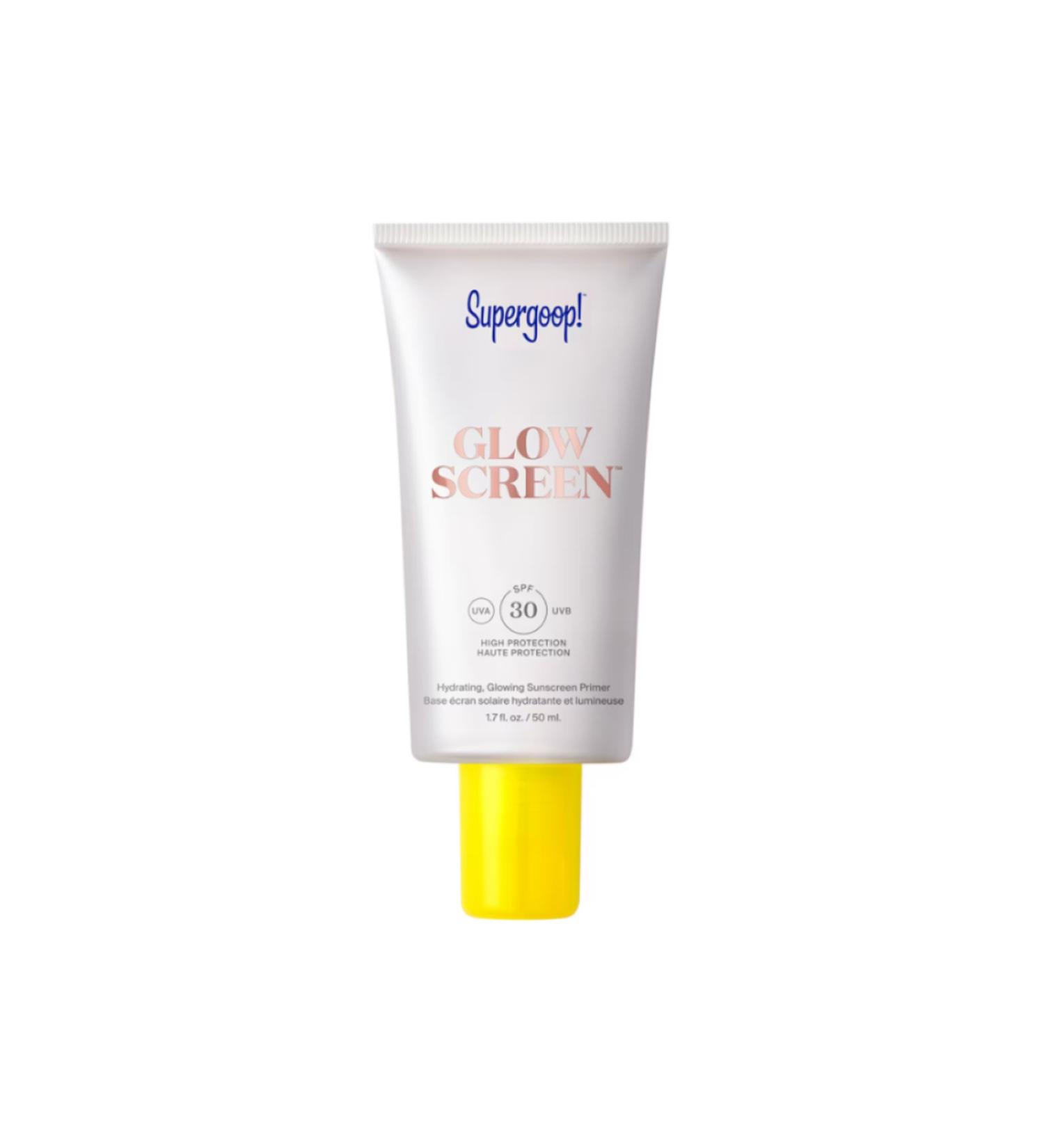 SUPERGOOP! Glowscreen - Sunscreen with Hyaluronic Acid and Niacinamide SPF 30 PA+++ 50 ml - Buy Online on GoSupps.com