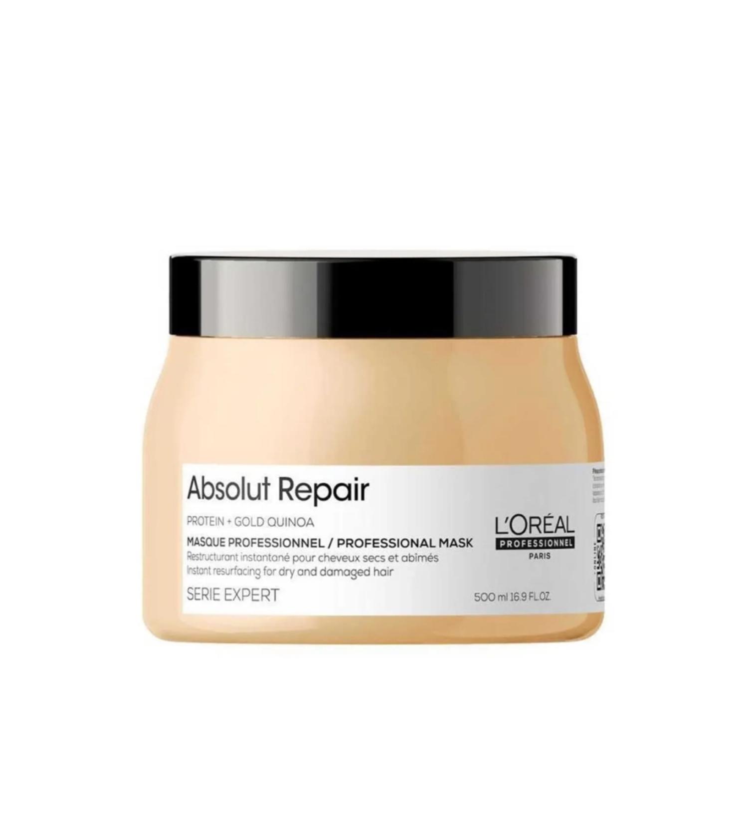 L'oreal Professionnel ABSOLUT REPAIR PROFESSIONAL HAIR MASK FOR WEAK HARD AND MATTE HAIR 500 ML - Buy Online on GoSupps.com