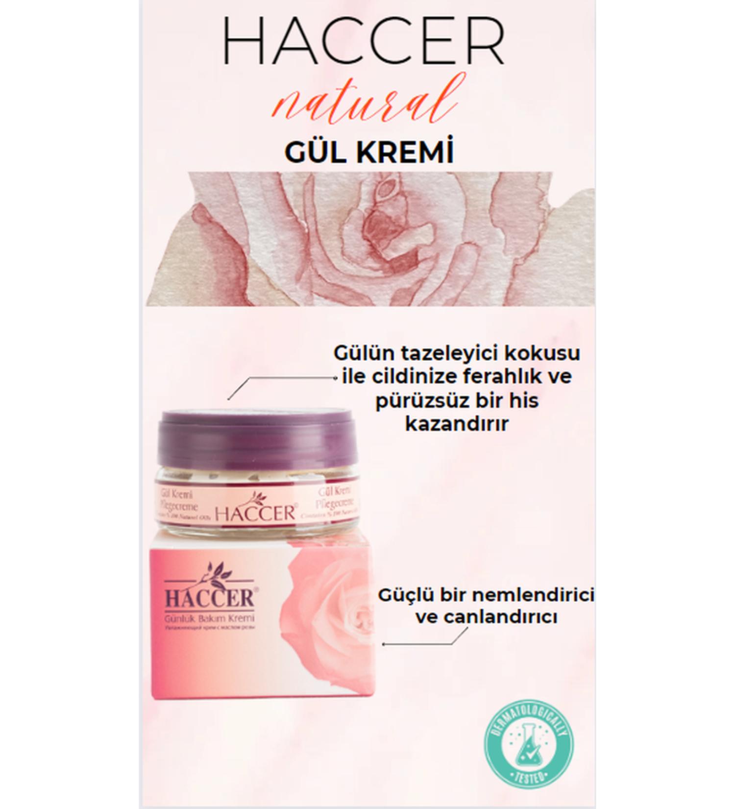 Haccer Rose Cream Daily Care 45ml - Buy Online on GoSupps.com