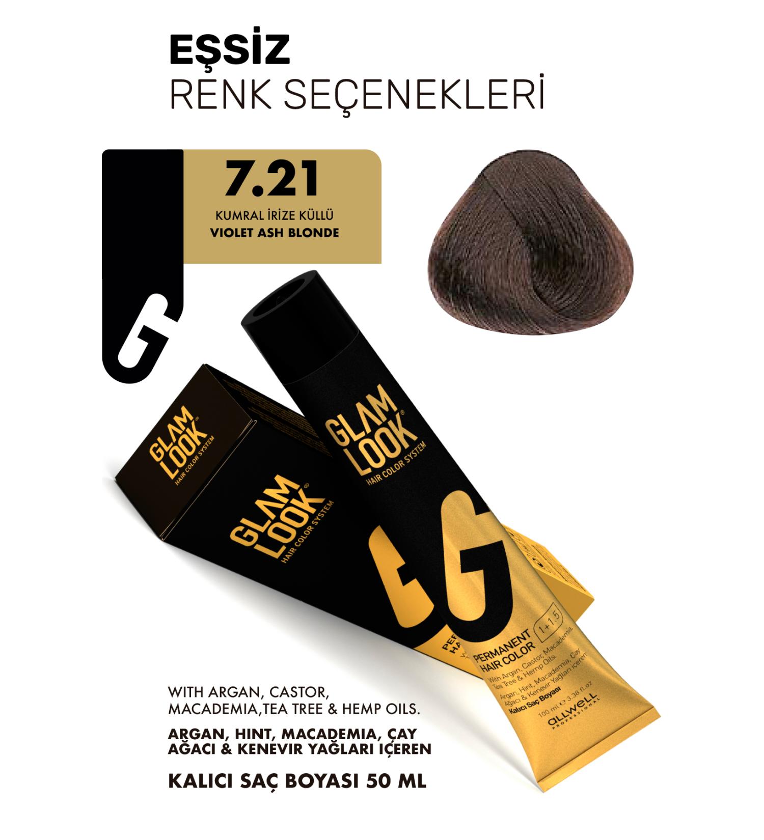 glam look 7.21 / Brunette Irize Ash Hair Dye - Buy Online on GoSupps.com