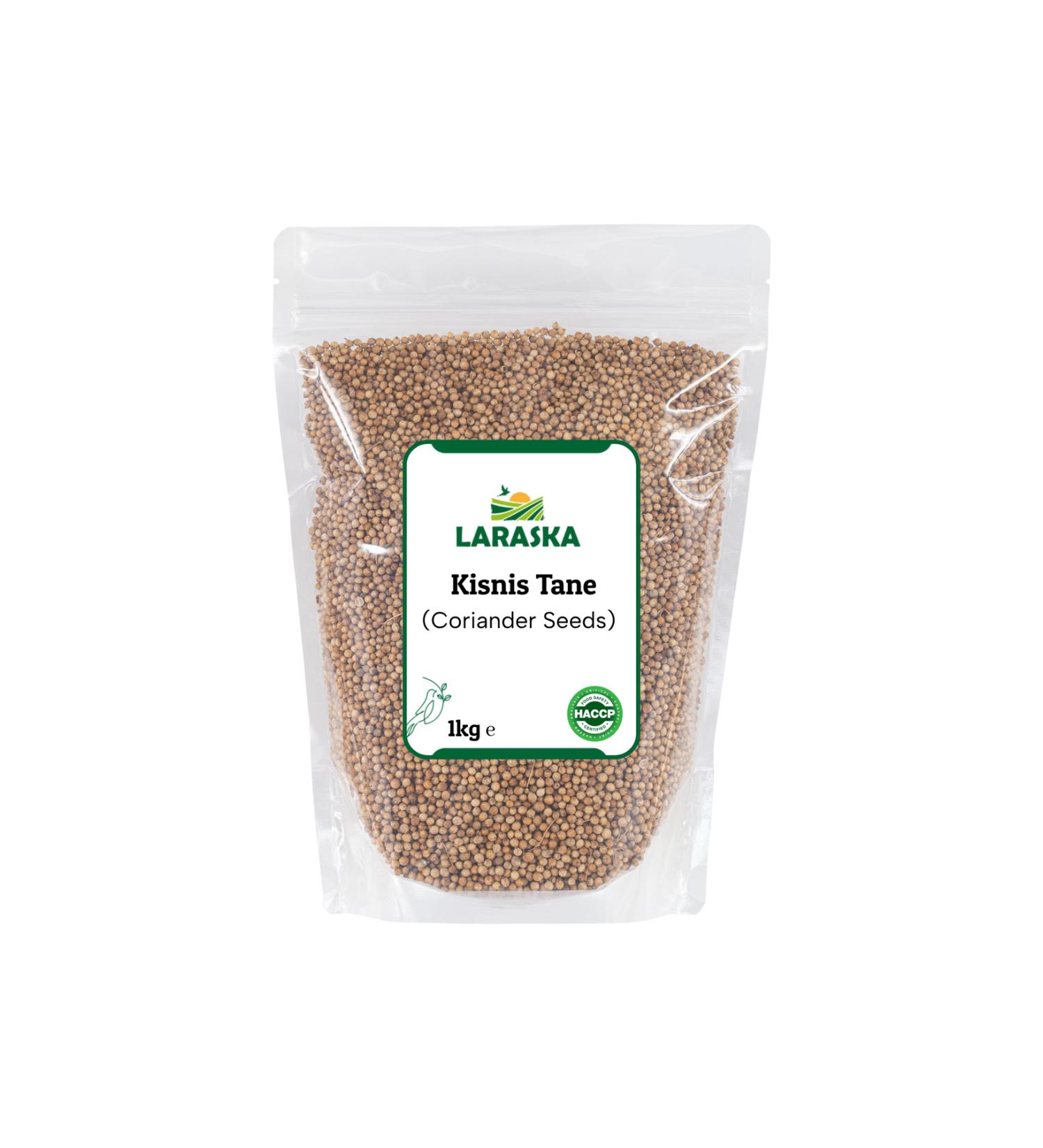 Laraska Coriander Grain 1kg - Coriander Seeds / Whole 1kg