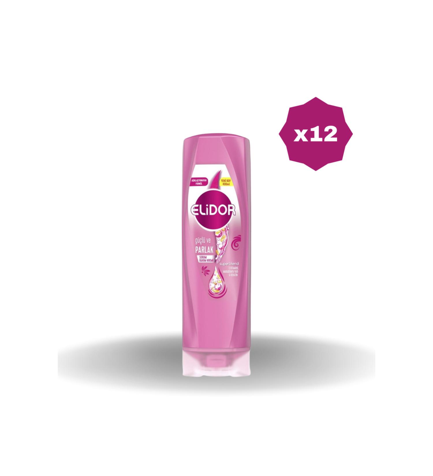 Elidor EL DOR STRONG SHINY HAIR CREAM 400 ML X 12 PIECES