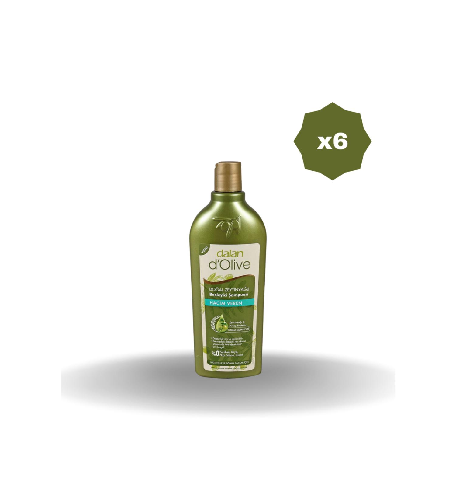 Dalan D'OLIVE VOLUME SHAMPOO 400 ML X 6 PIECES