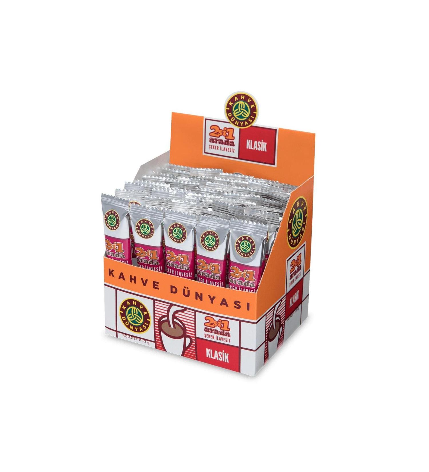 Coffee World 2 in 1 Classic Coffee 40 x 12 gr