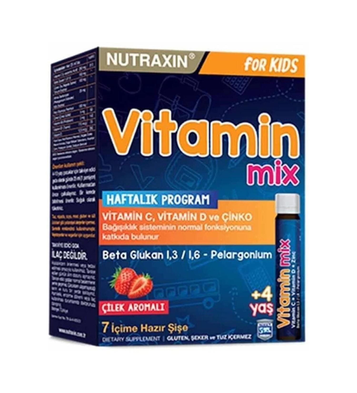 Nutraxin Vitamin Mix For Kids 7x25 ml