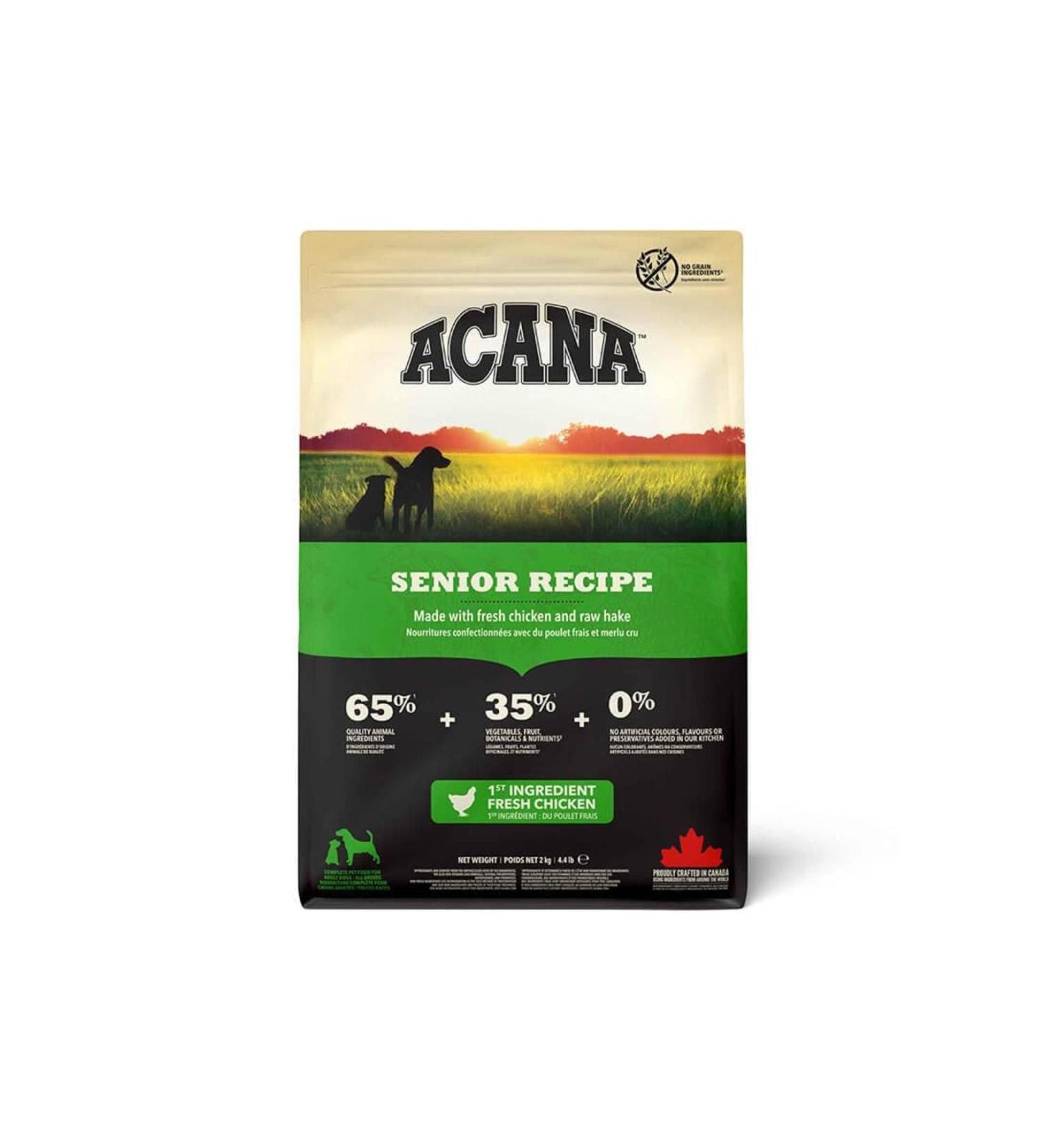 Acana Heritage Grain Free Senior Dog Food 2 Kg