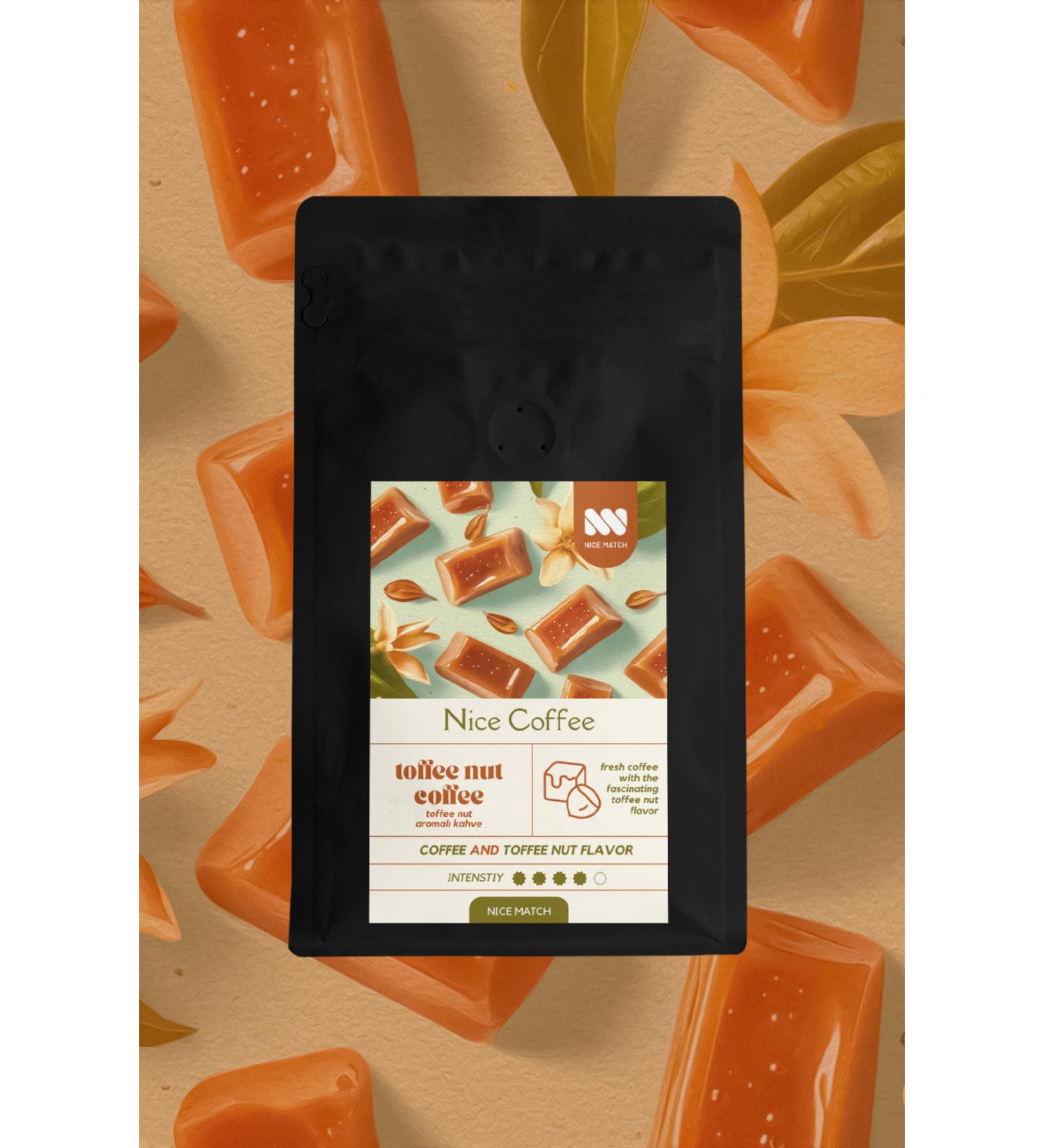 Nice Match Toffee Nut Coffee Toffee Nut Flavored Coffee Filter Coffee 200 Gr - Buy Online on GoSupps.com