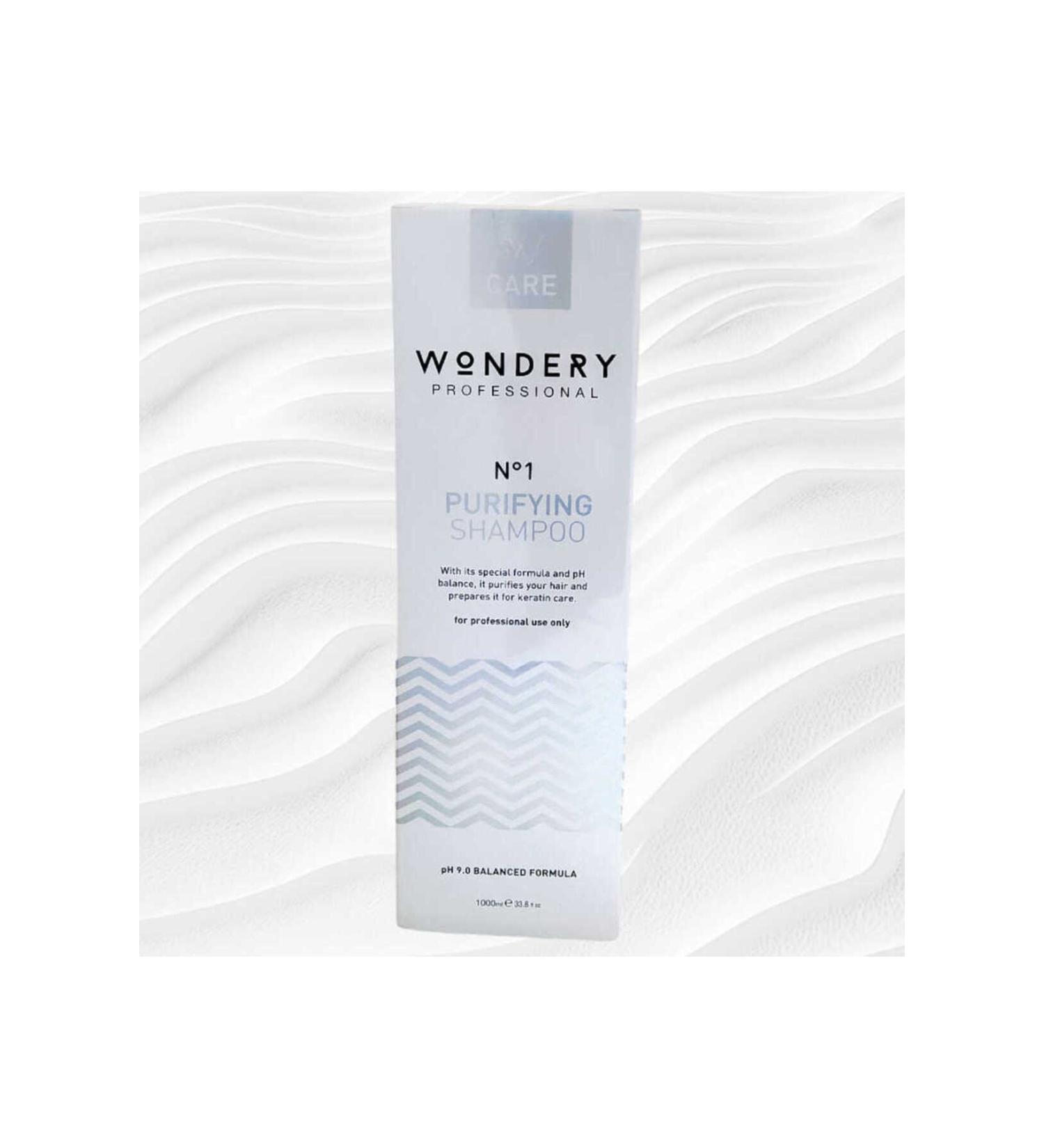 WONDERY Smooth Hair - Keratin Purifies Hair Before Botox Procedure and Keratin Care Shampoo 1000 ml PSSN973