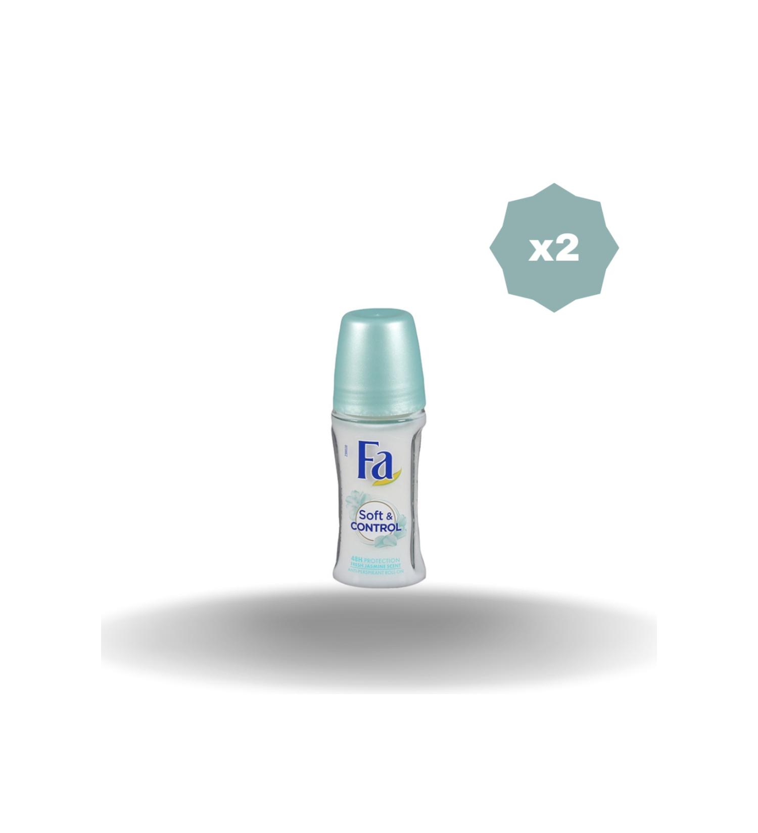 Fa SOFT&CONTROL ROLL-ON 50 ML X 2 PIECES