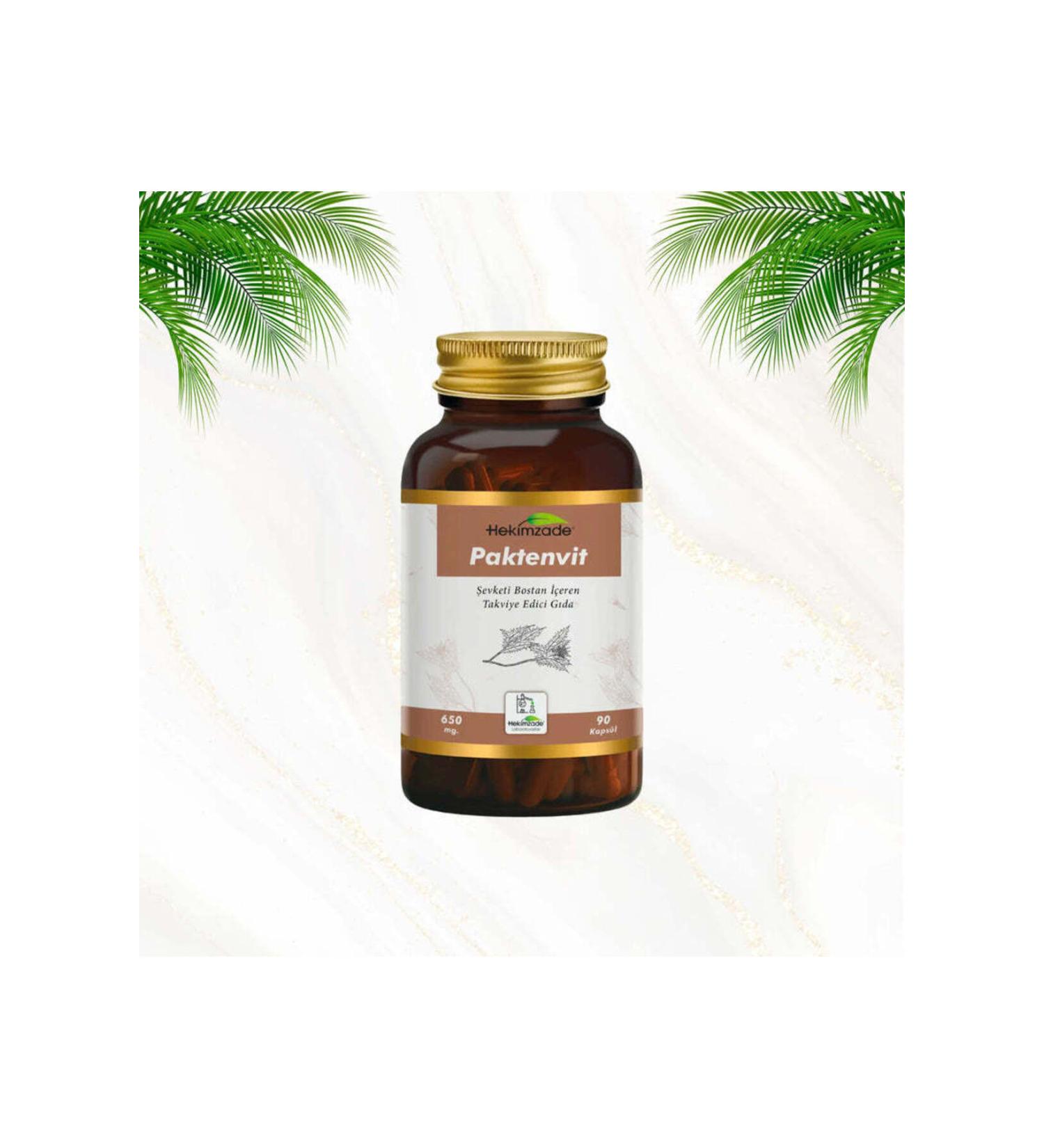 Hekimzade Paktenvit 90 Capsules 650mg