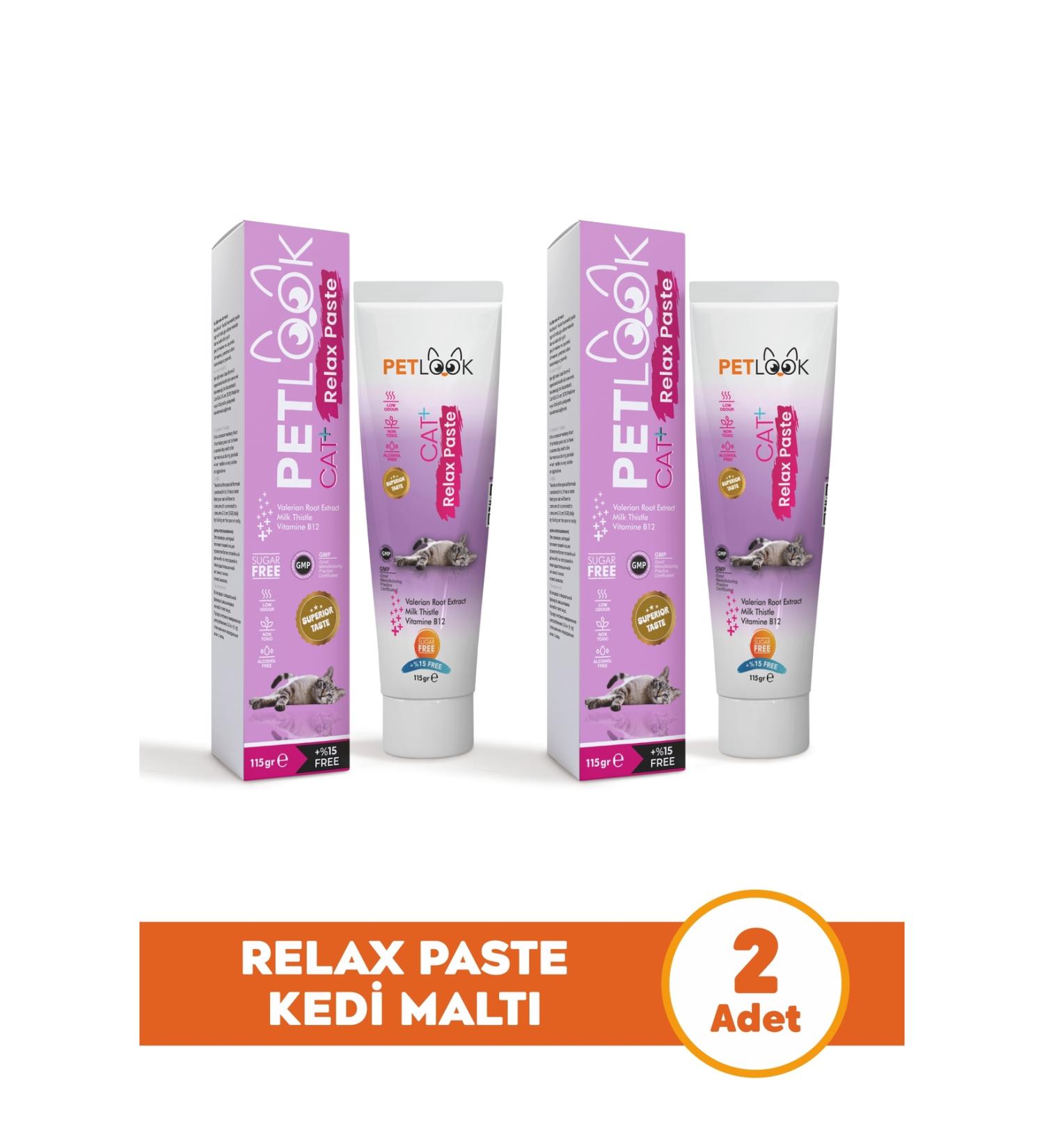 PetLook Calming Stress Reducing and Relaxing Relax Cat Malt Be calming Cat Reward Set of 2