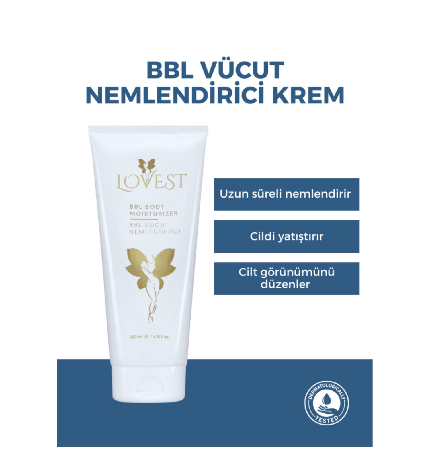 Lovest Bbl Body Moisturizing Cream