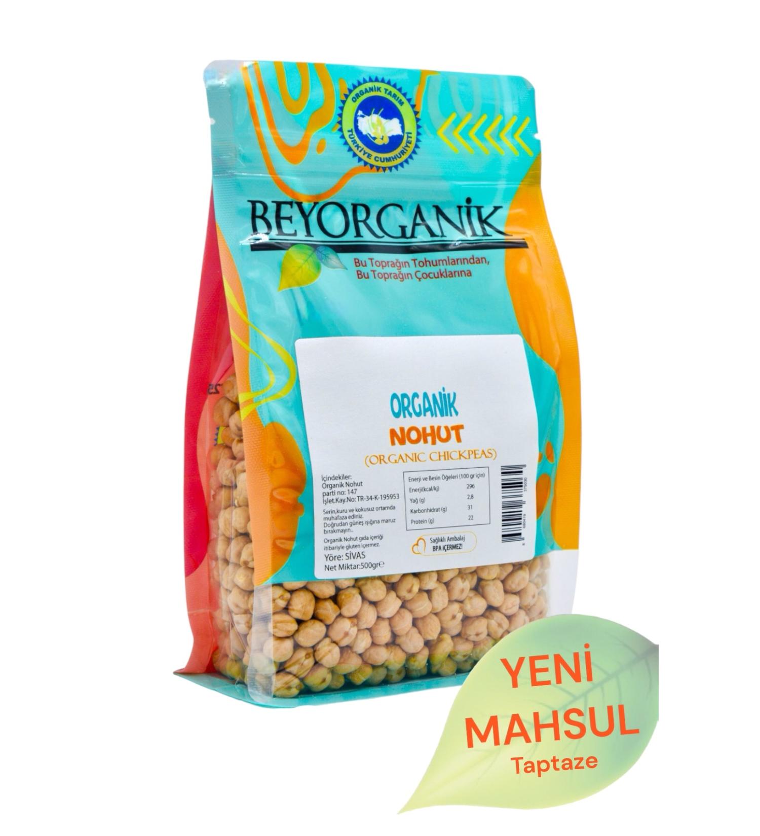 BEYORGANIC Organic Chickpeas 500gr