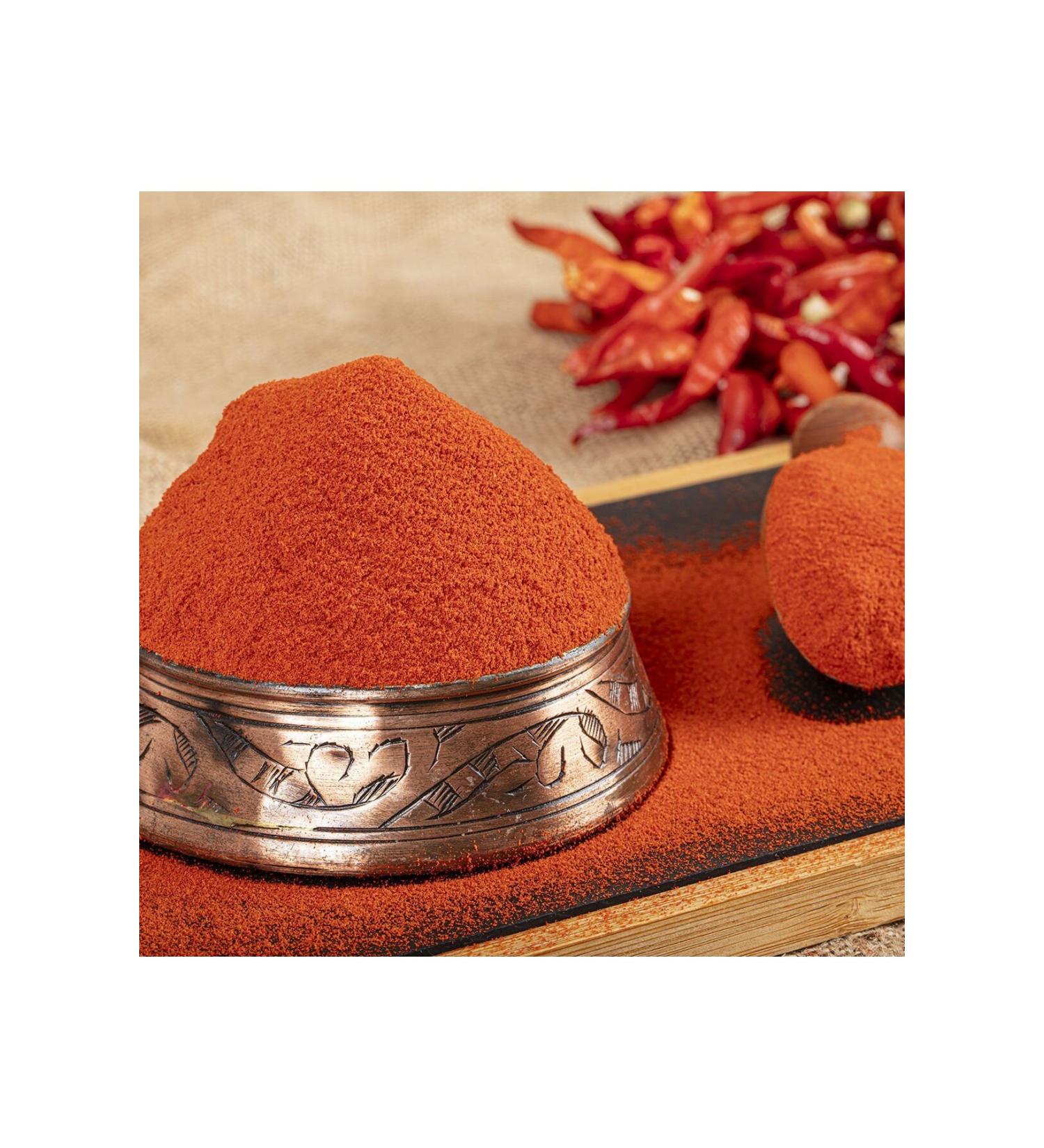 Tilmen Tomato Paste and Pepper Gaziantep Local Hot Pepper Powder 1 KG