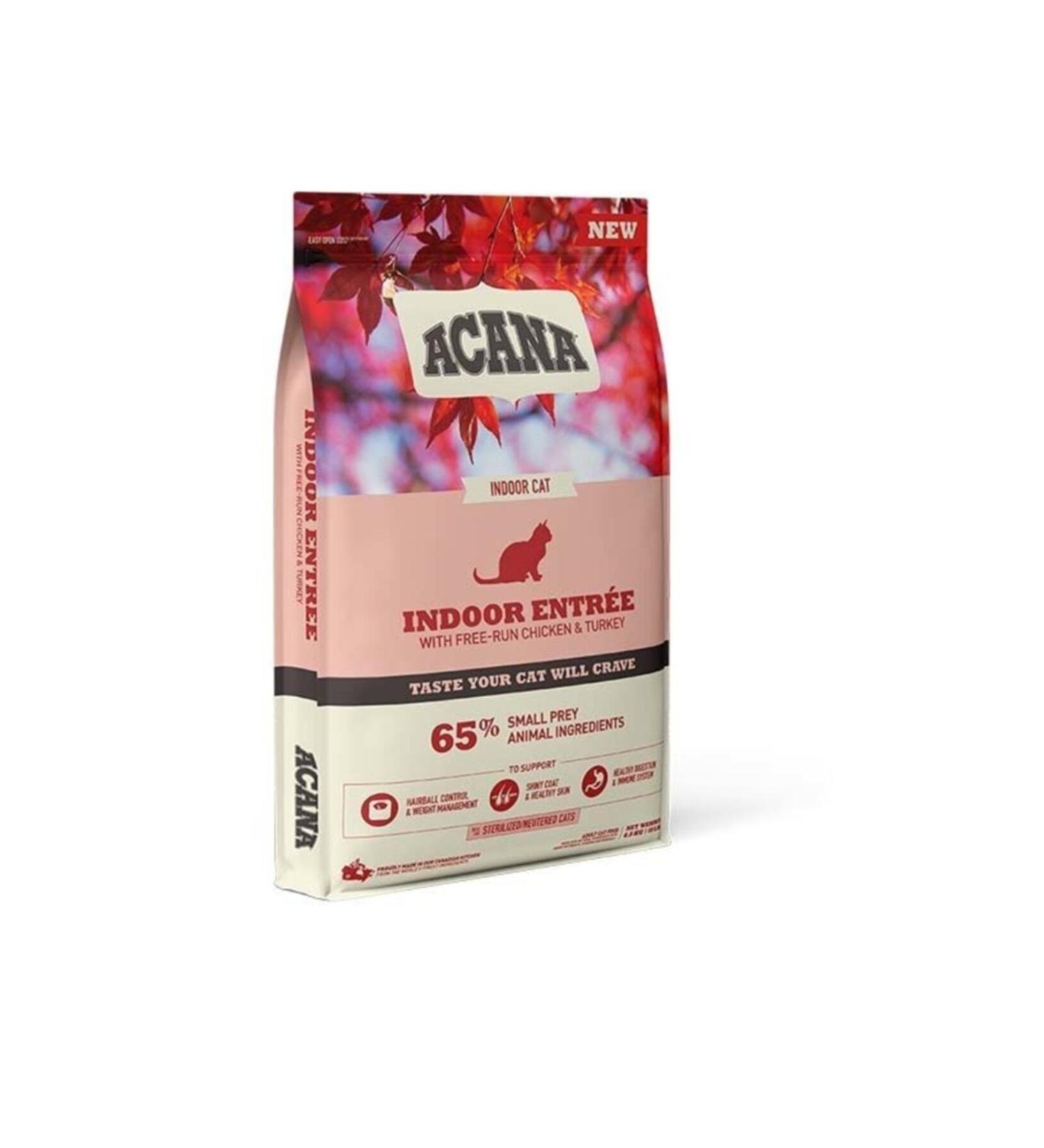 Acana Indoor Entree Sterilized Chicken Cat Food 4.5 Kg