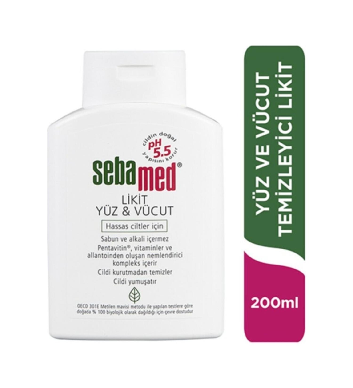 Sebamed Liquid Face & Body Cleanser 200 ml