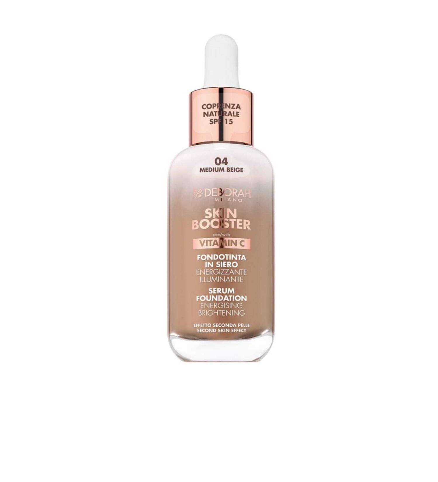 Deborah Skin Booster Serum Foundation thin structure high coverage 04 PR - Buy Online on GoSupps.com