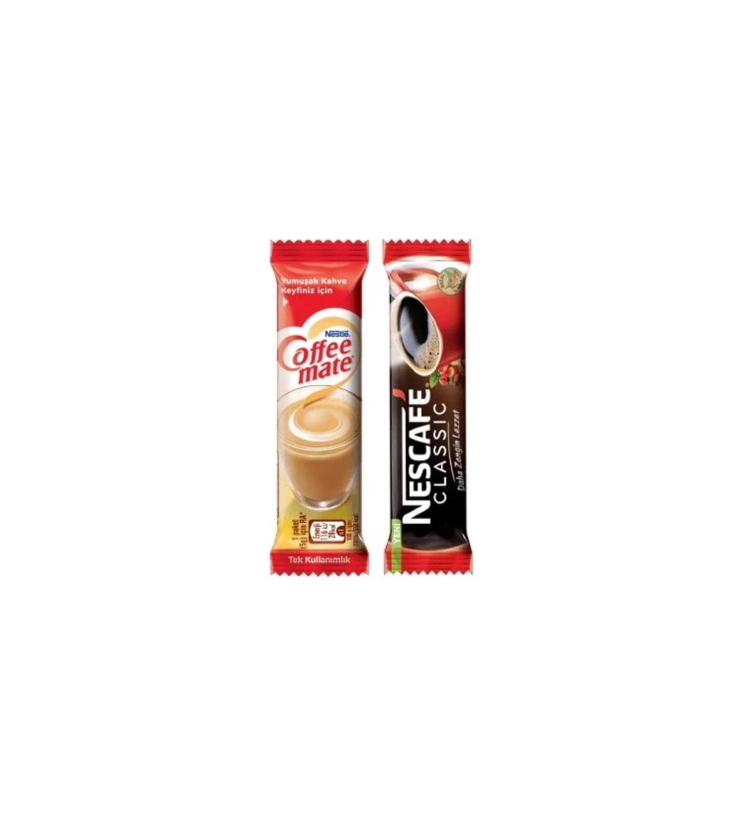 Nestle Nescafe Classic 2g x 100pcs + Nestle Coffee Mate 5g x 100pcs