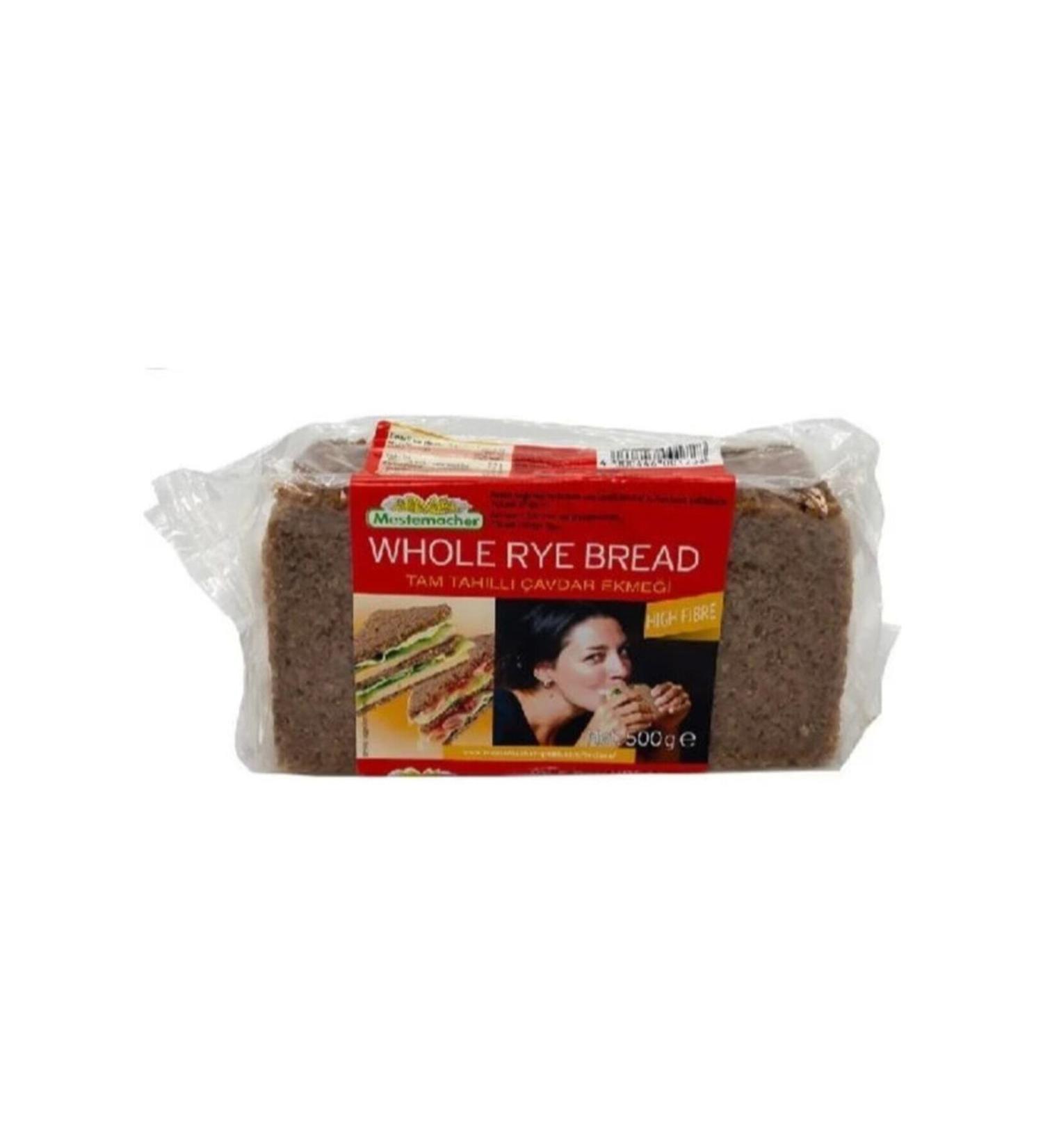 Mestemacher Whole Grain Rye German Bread 500 gr 2' PIECE (500 GR * 2 PIECES)