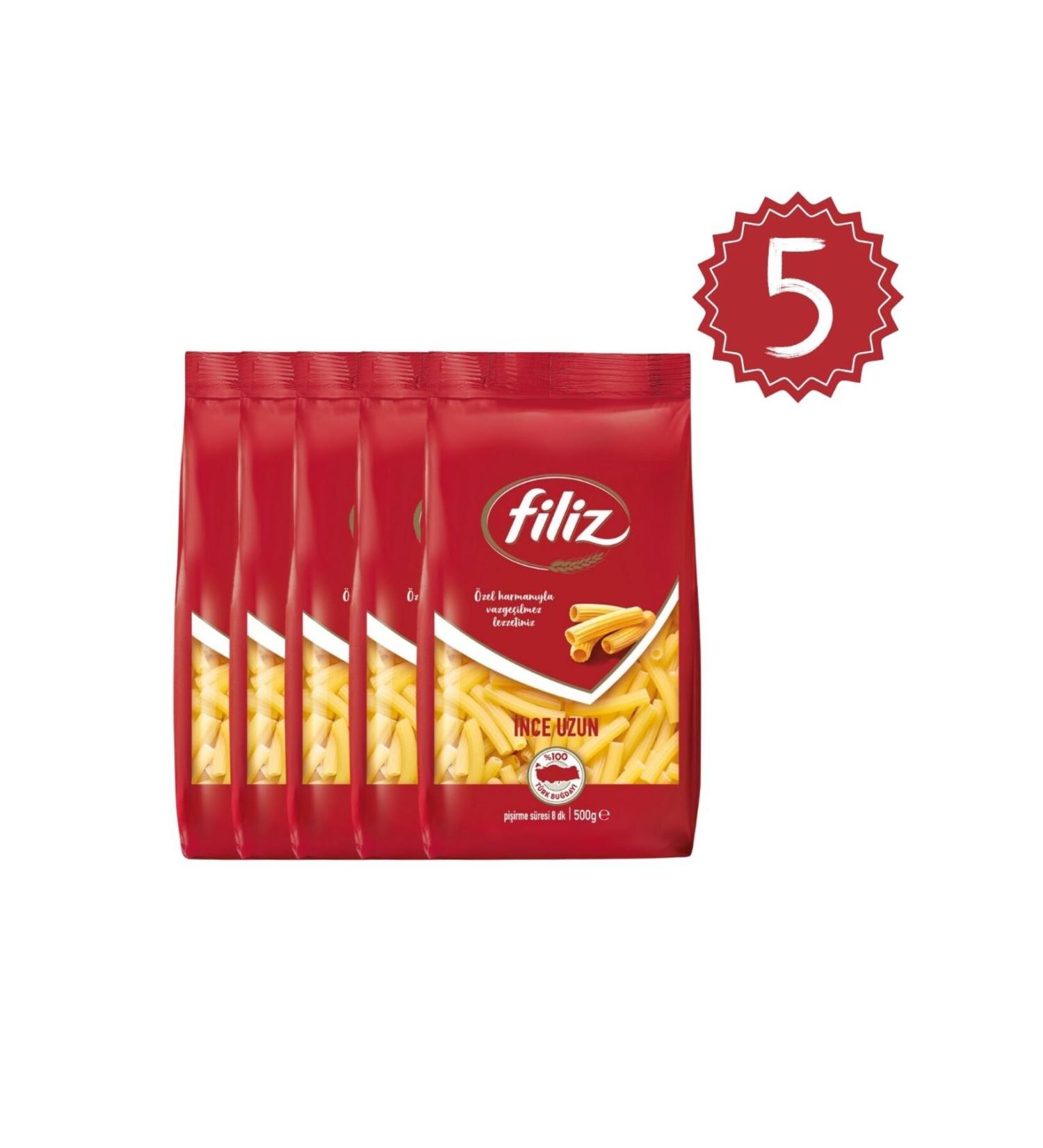 F L Z Filiz Thin Long Pasta 500grx5 pieces