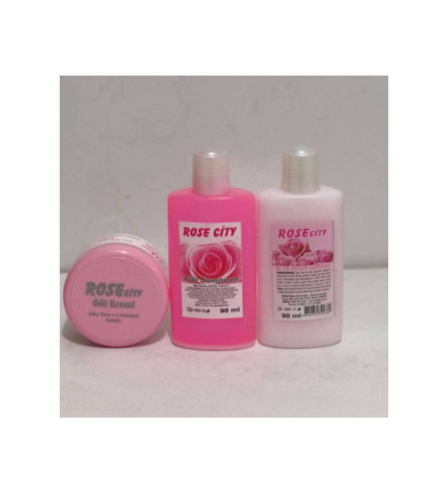 rosecity Rose Shampoo 90 ml + Hand Body Lotion 90 ml