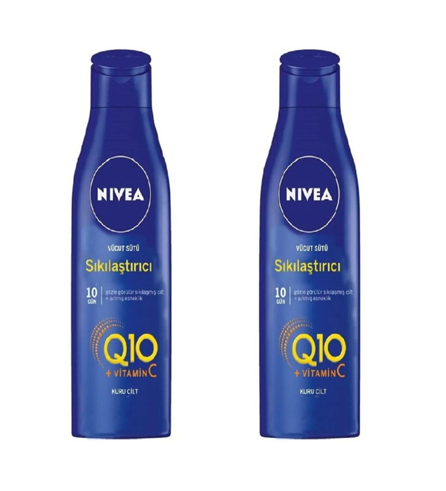 NIVEA Body Q10 Body Firming Vitaminc 250 ml Dry Skin 2 Pieces