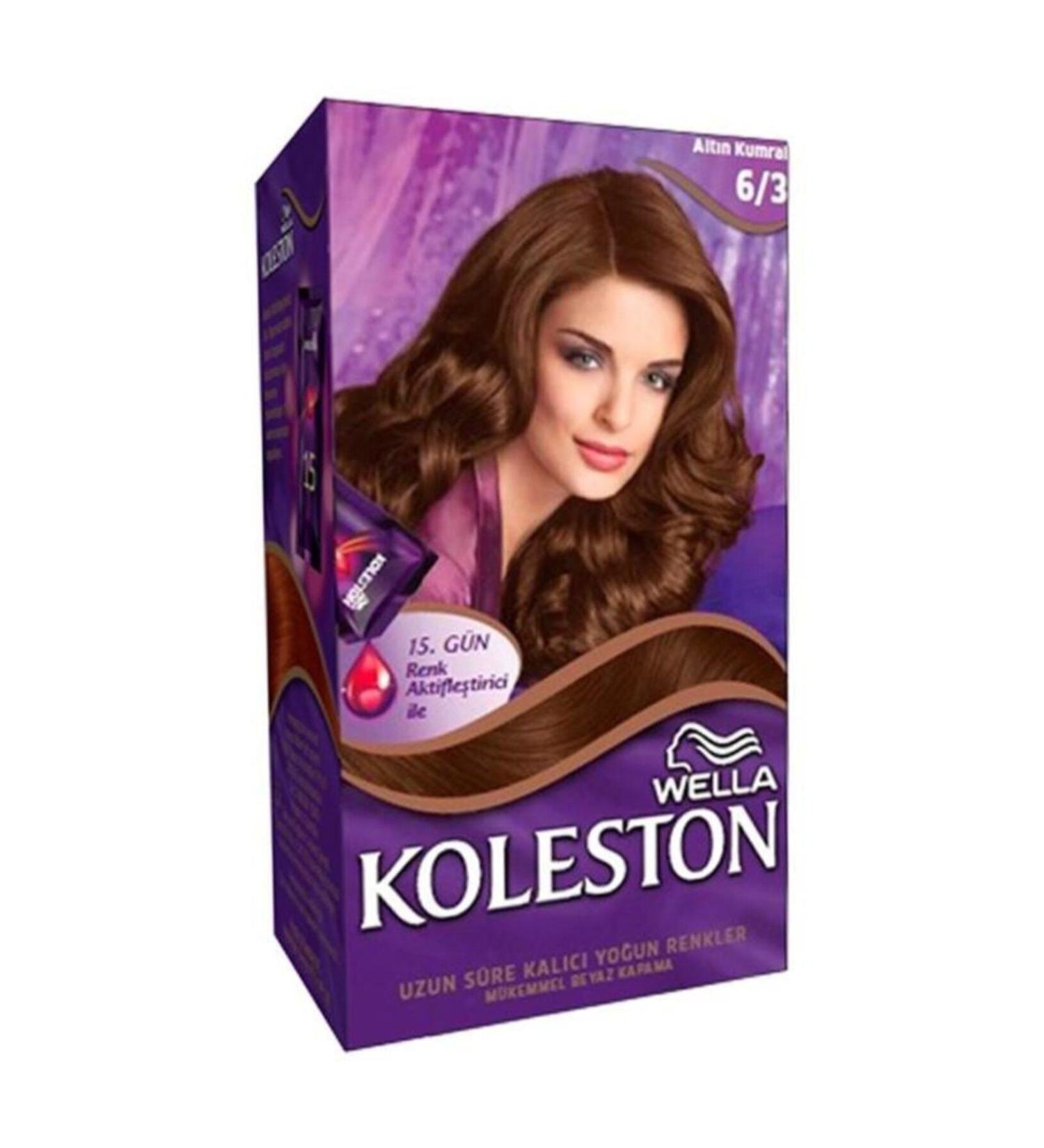 Wella Koleston Kit Hair Dye 6/3 Golden Blonde