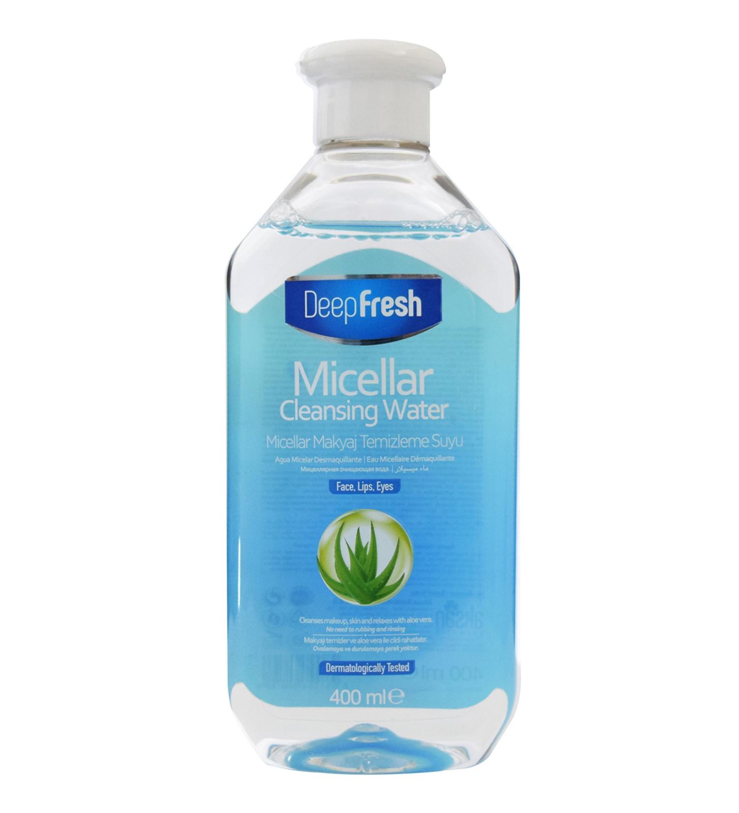 Deep Fresh Micellar Skin - Make-Up Remover Water 400 Ml - Buy Online on GoSupps.com