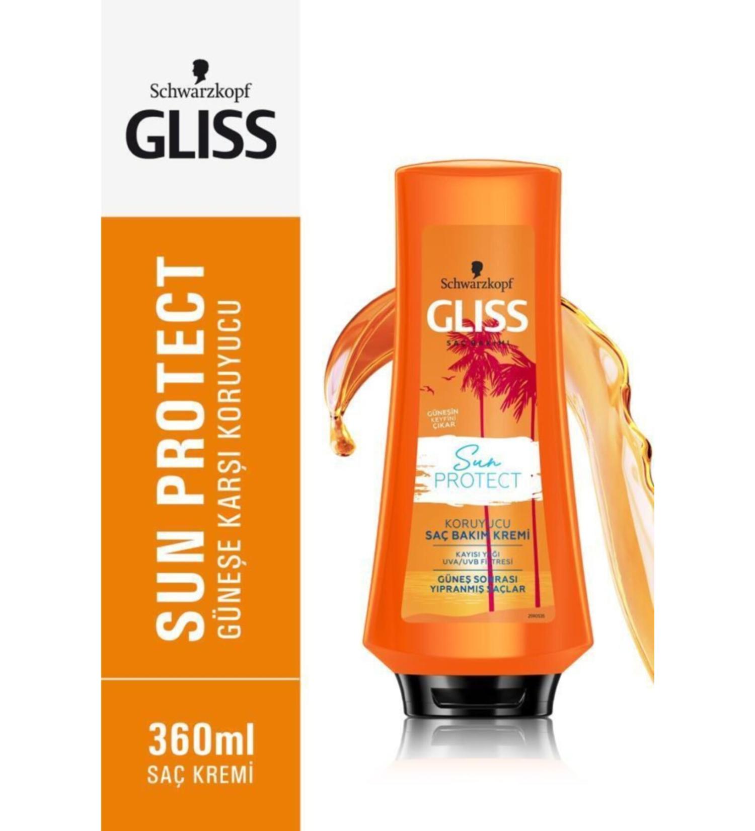 Gliss Schwarzkopf Gliss Sun Protect Sun Protection Hair Cream 360 Ml - Buy Online on GoSupps.com