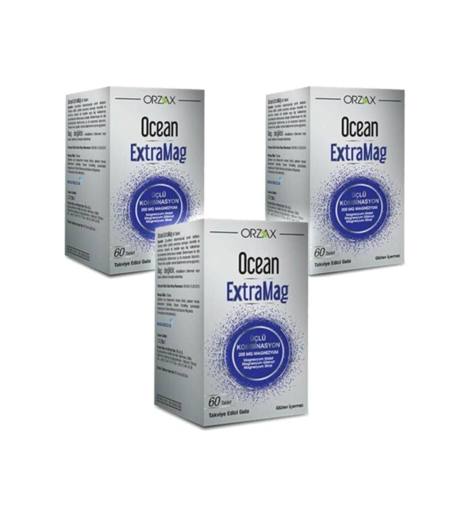 Ocean Extramag 60 Tablets X3 Pieces