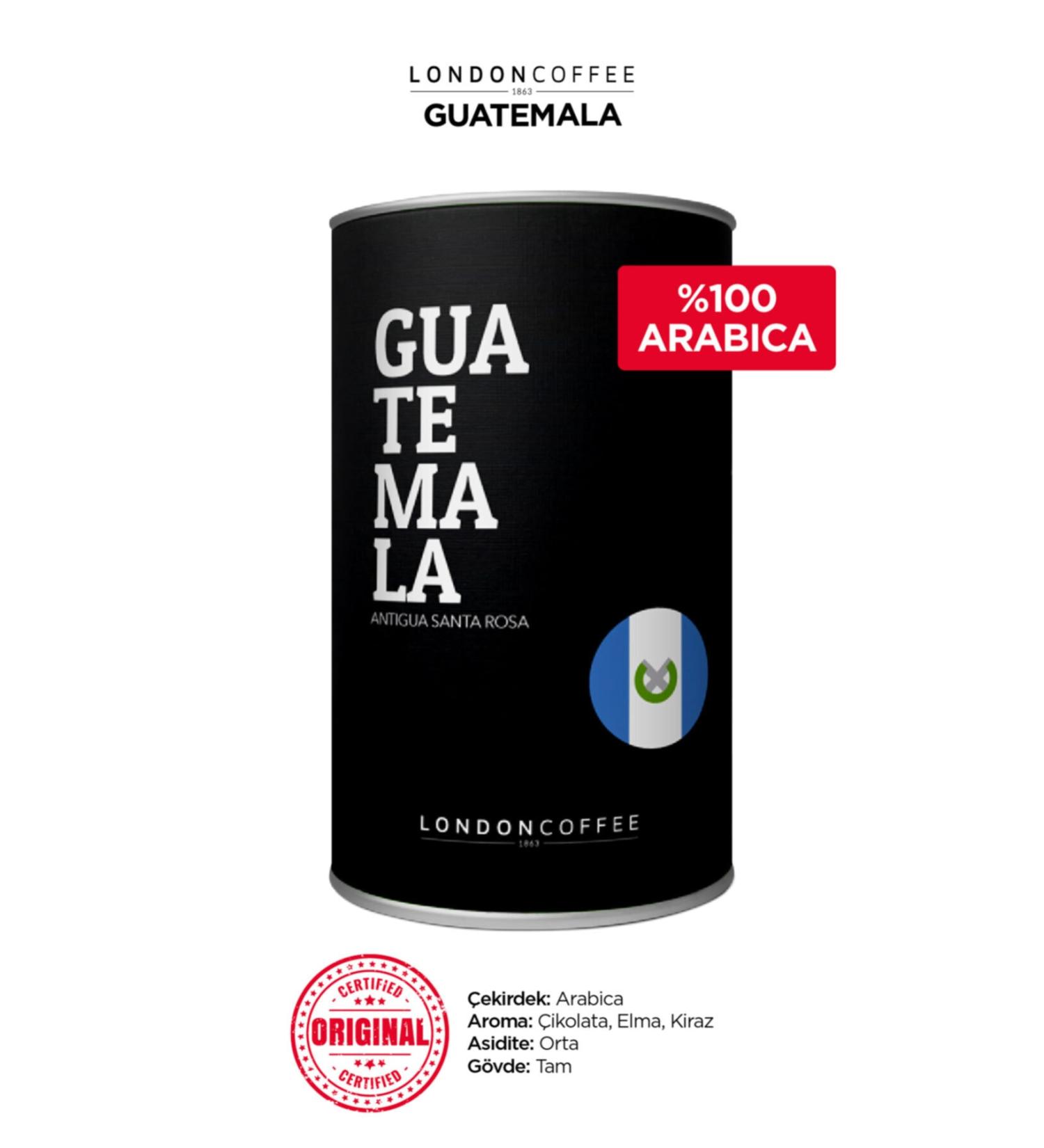 London Coffee Guatemala Filter Coffee 250 gr Ground