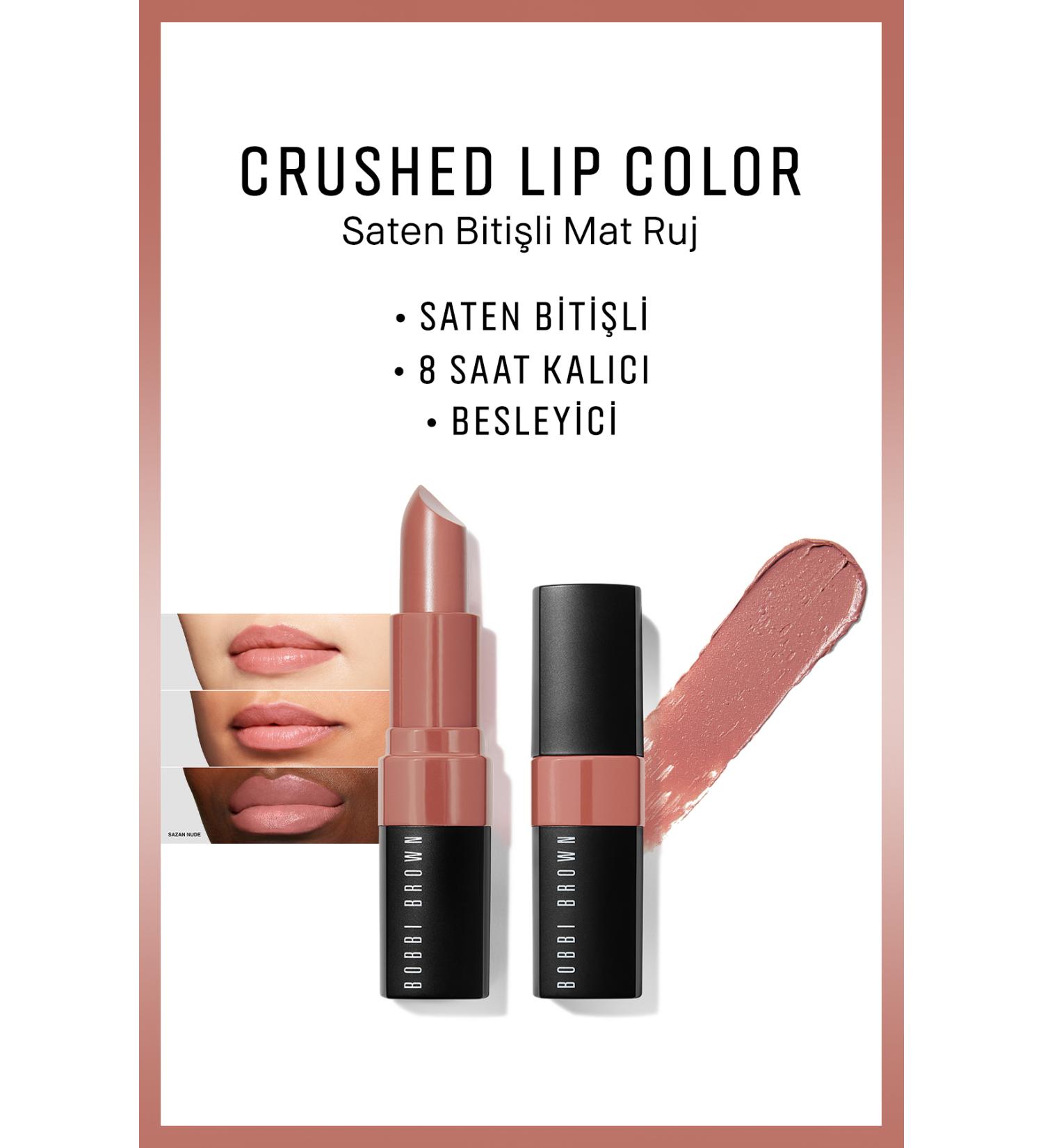 Bobbi Brown UNIQUE LIPS-CRUSHED LIP COLOR / LIPSTICK FH17 3.4G / 0.12 OZ. NUDE PSSN882