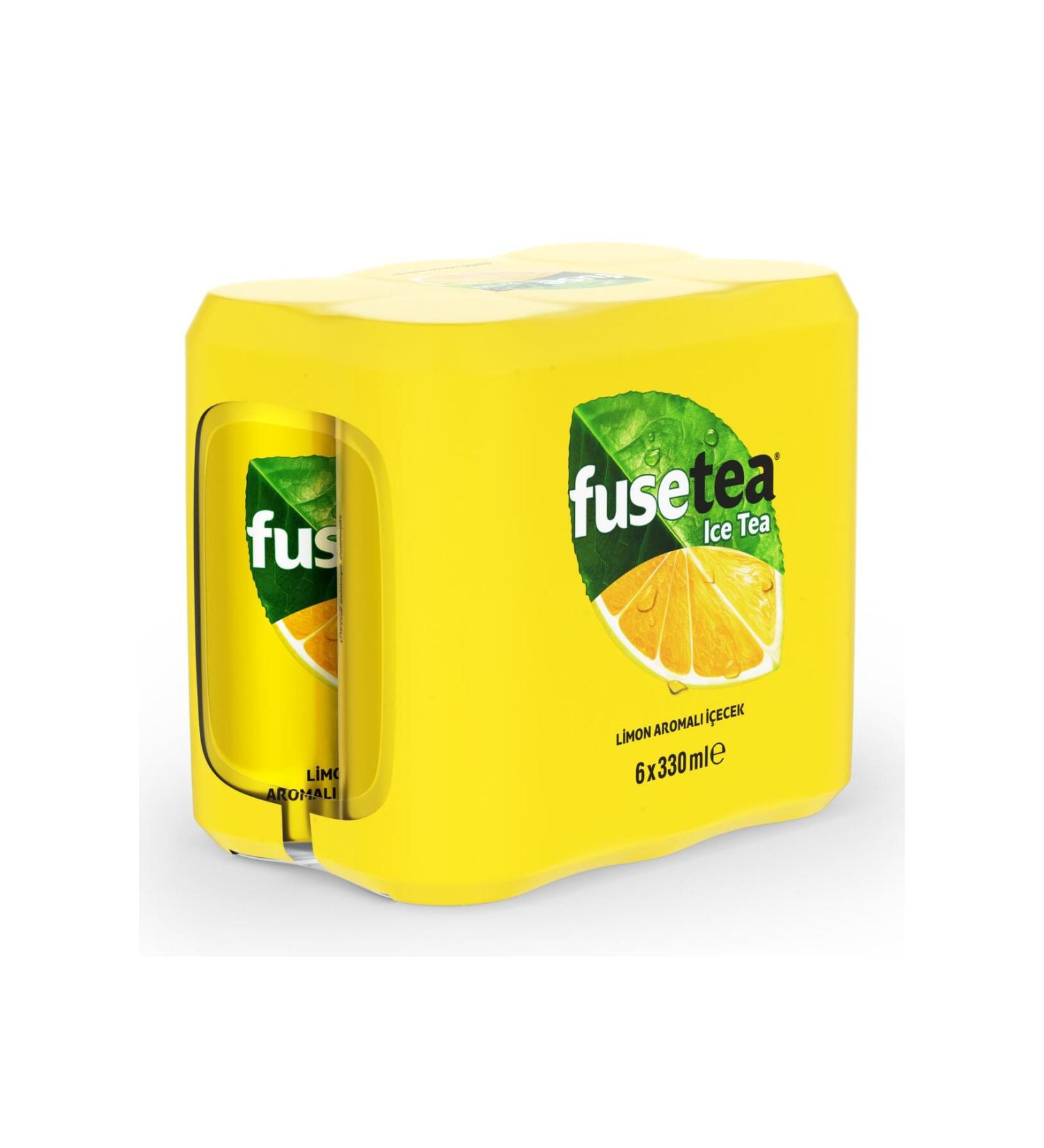 Fuse Tea Lemon Flavored Iced Tea 330 Ml X 6 Pieces