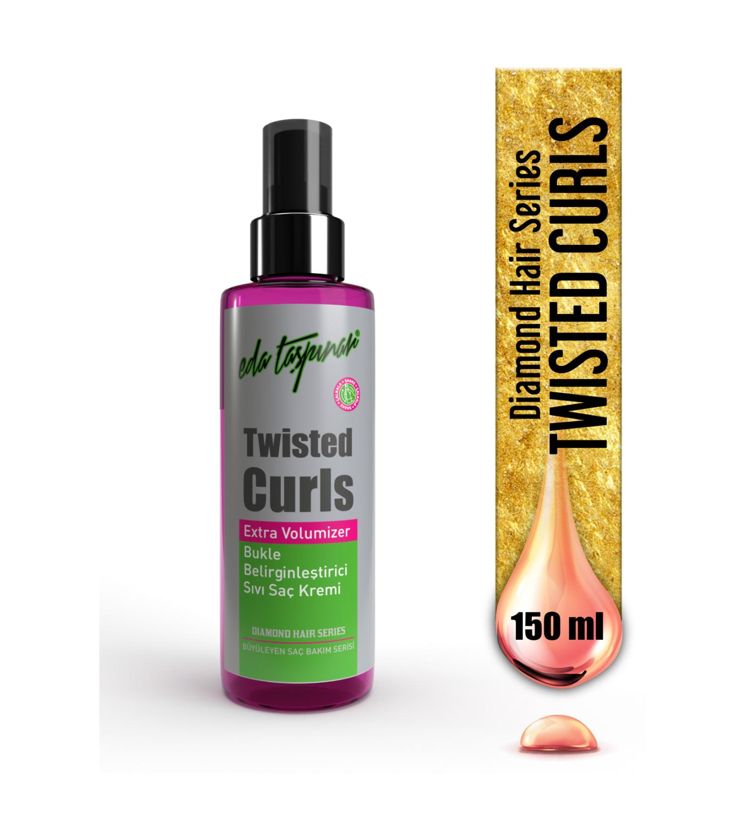 Eda Ta p nar Twisted Curls Curl Defining Liquid Hair Care Cream 150ml. (EGX80)