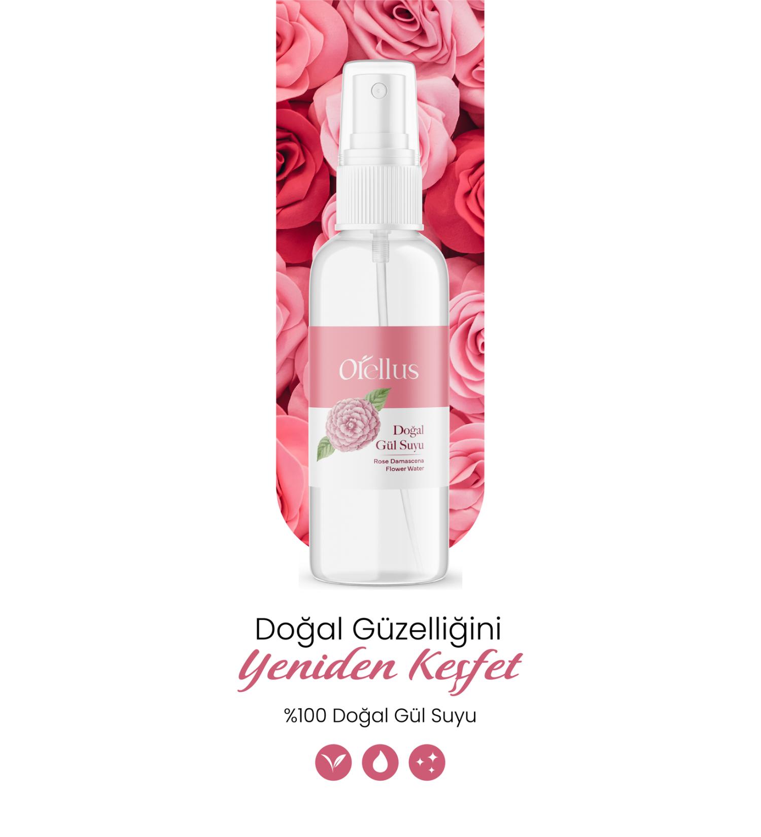 Orellus Rose Water 0 Natural Oil and Pure -Tonic 150 ml - Buy Online on GoSupps.com