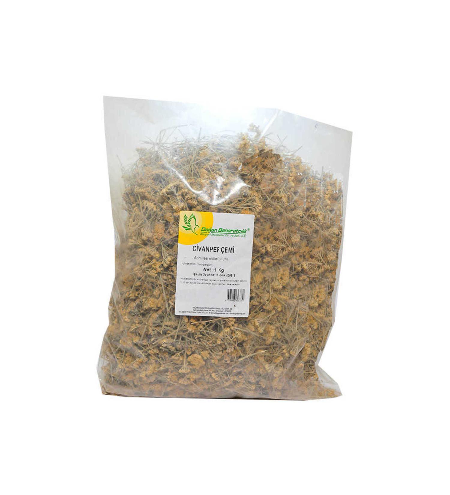 Byrclz Natural Yarrow Herb 1000 Gr Package Byrnew