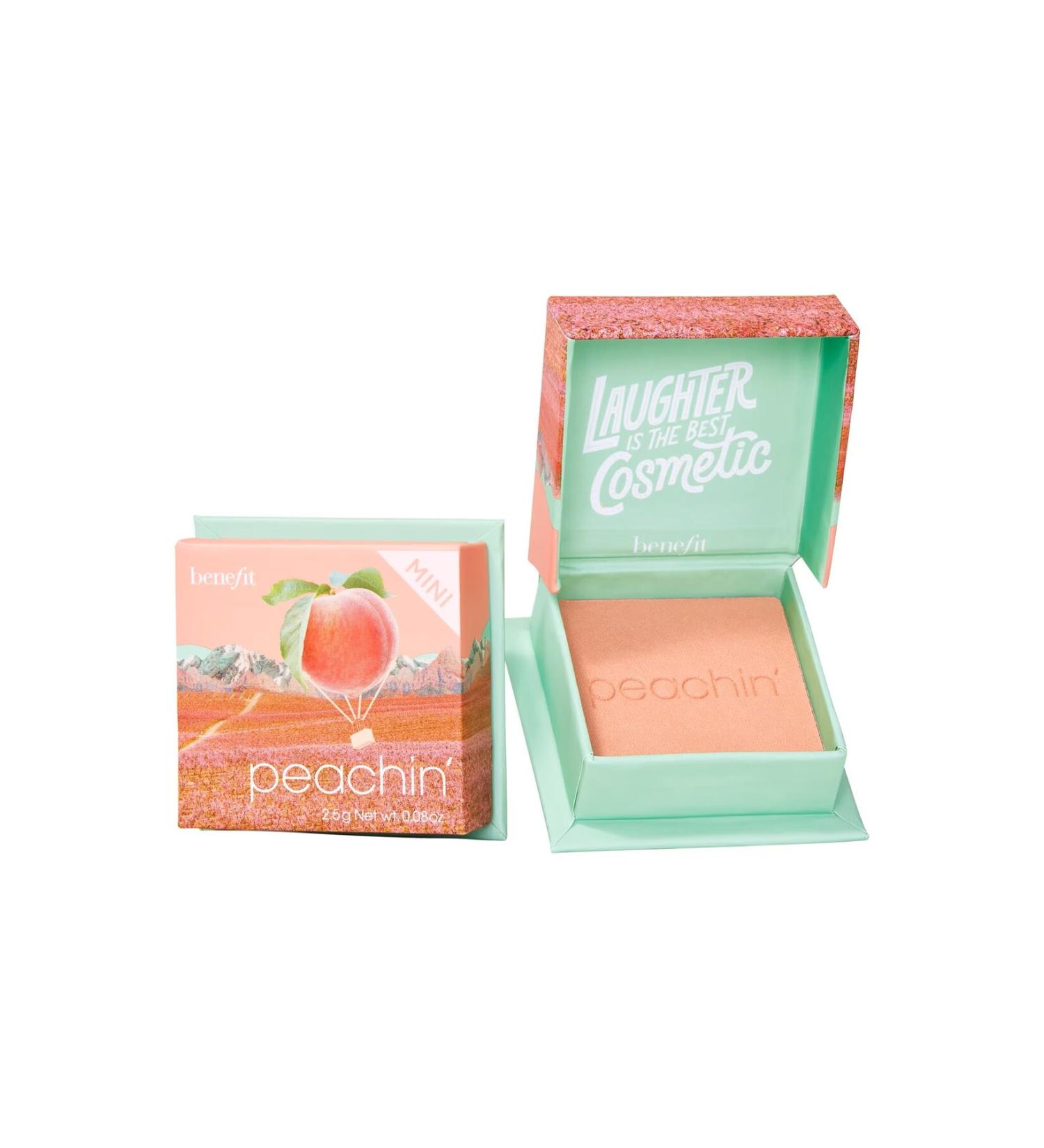 benefit cosmetics Peachin' WANDERful World - Golden Peach Shimmering Travel Size Powder Blush - Buy Online on GoSupps.com