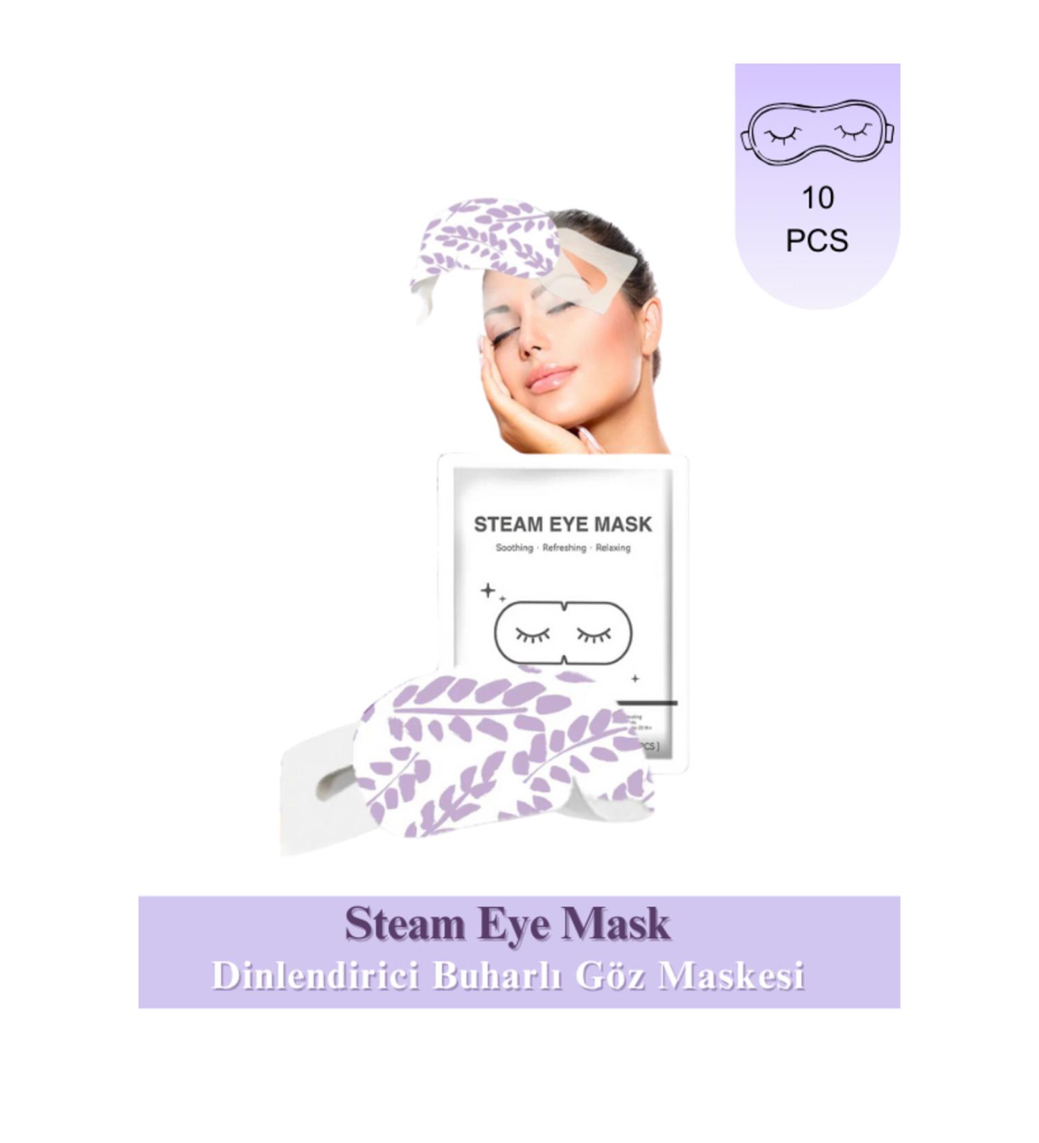 Topaxx Steam Eye Mask Hot Steam Eye Mask to Eliminate Dry Eyes and Redness Signs 10 Pieces - Buy Online on GoSupps.com