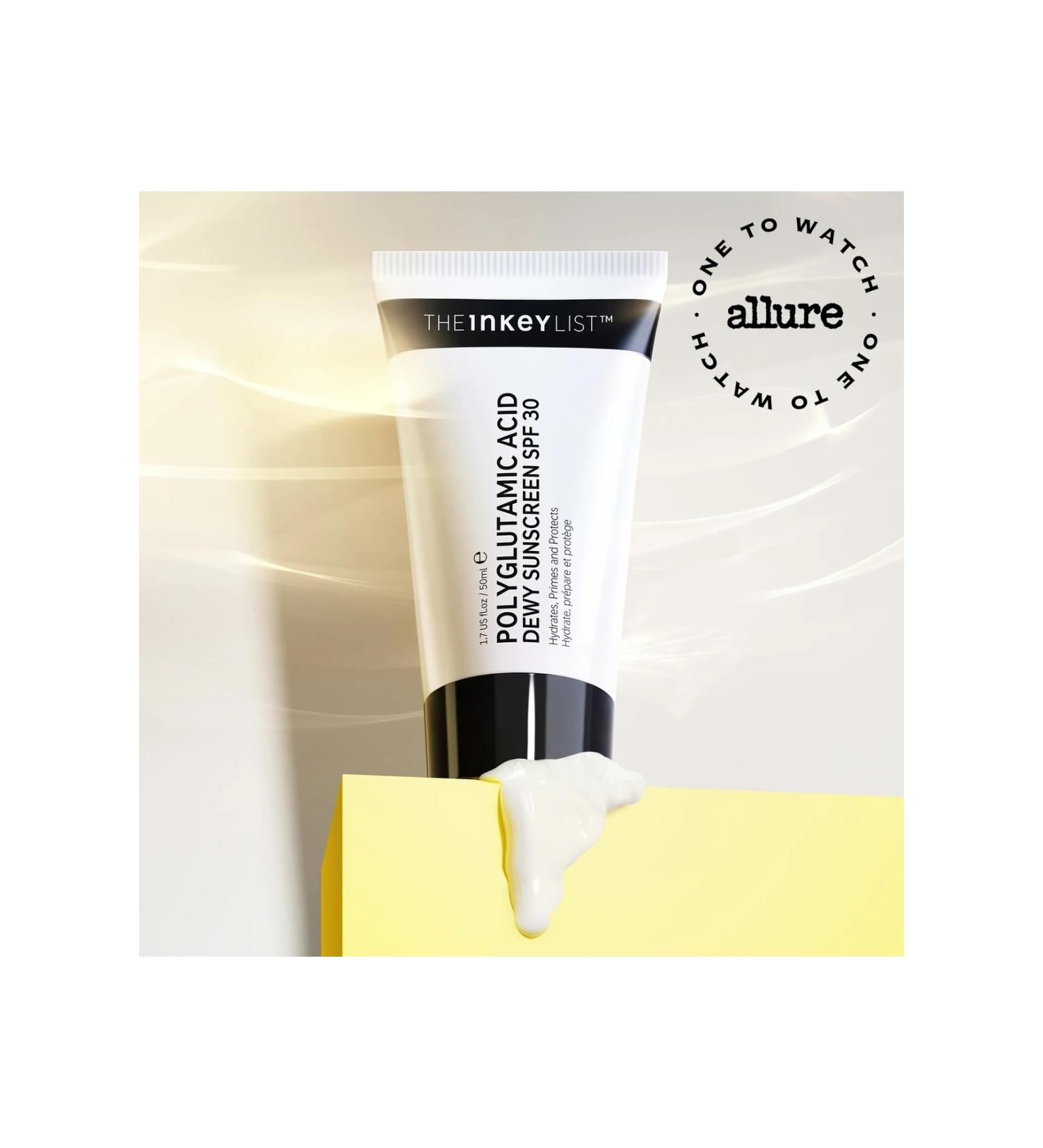 THE INKEY LIST Polyglutamic Acid Dewy Sunscreen SPF30 - SPF30 Sun Cream 50 ml