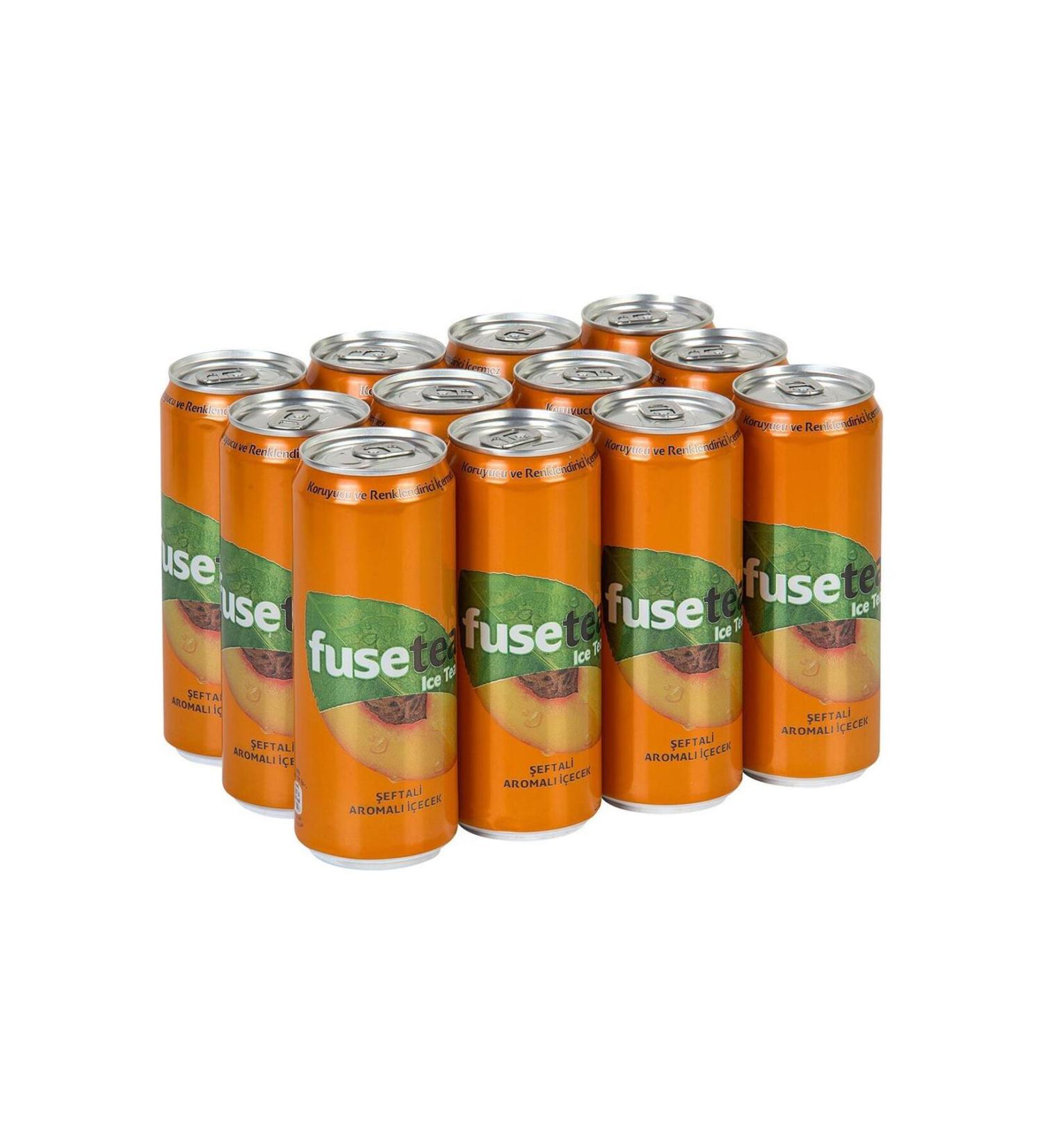 Fuse Tea Peach Flavored Iced Tea 330 Ml X 12 Pieces