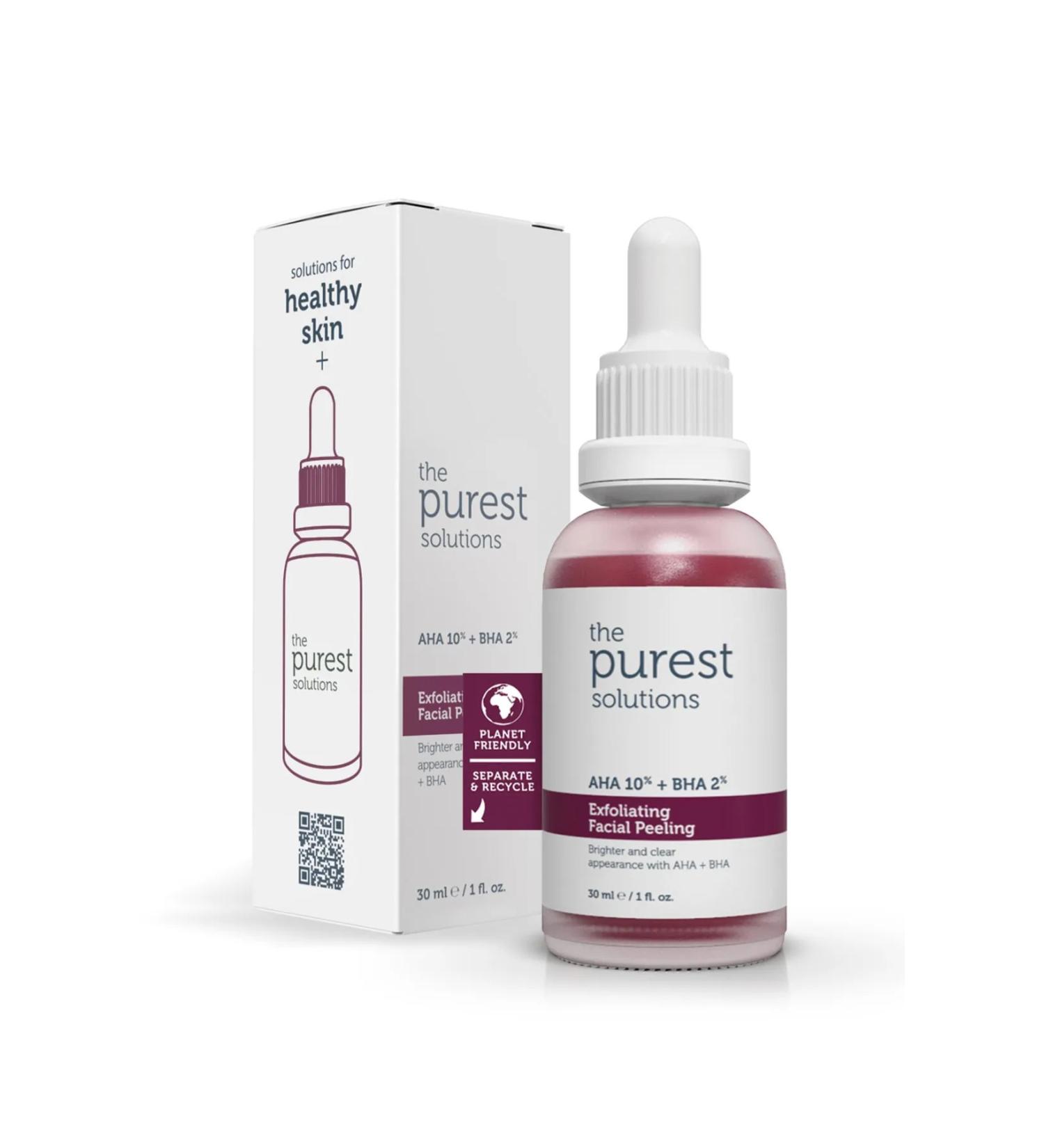 The Purest Solutions Aha & Bha Revitalizing & Skin Tone Equalizing Red Peeling Skin Serum 30 Ml - Buy Online on GoSupps.com