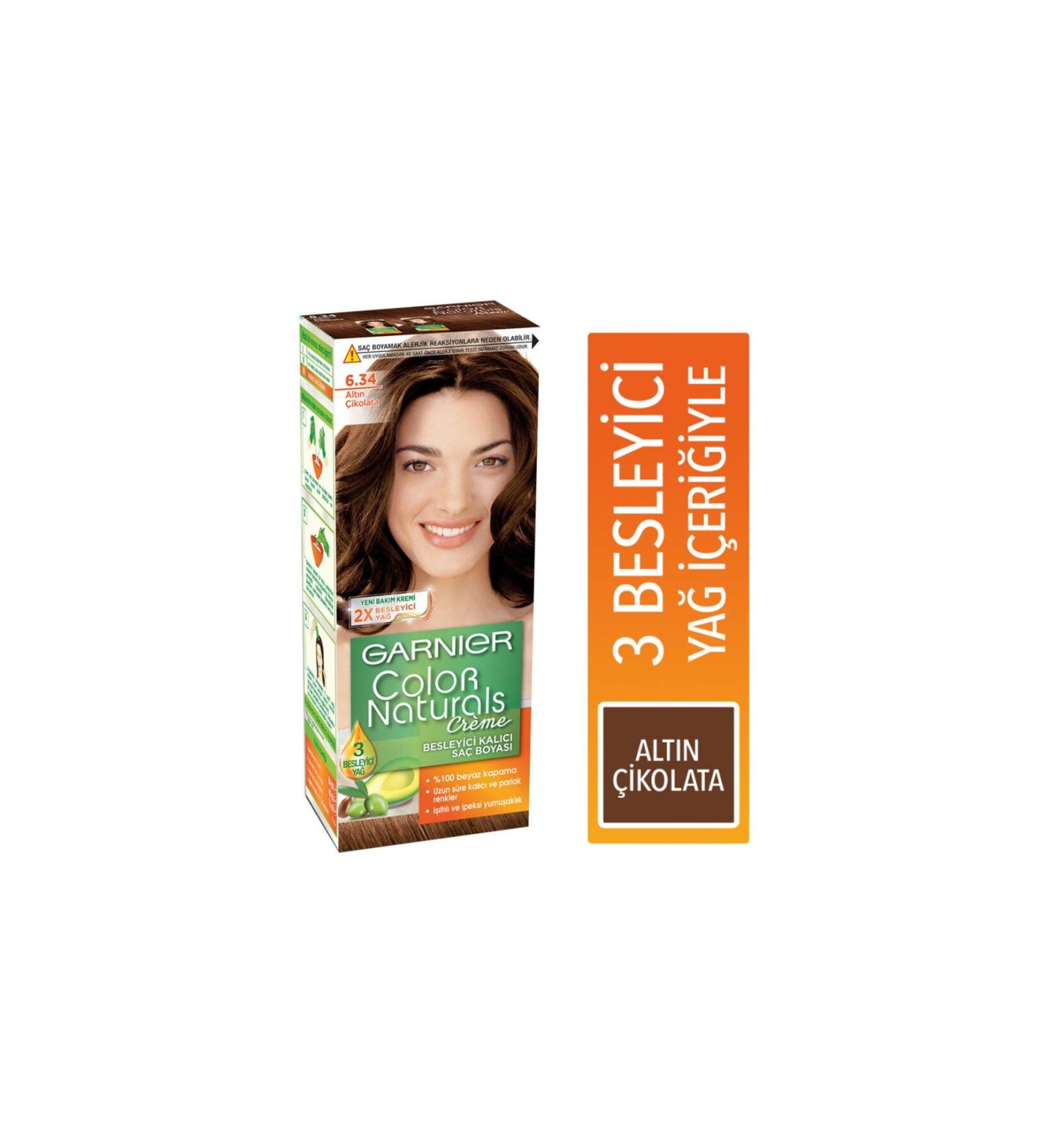 Garnier Garnier Color Naturals Hair Dye No 6.34 Golden Blonde