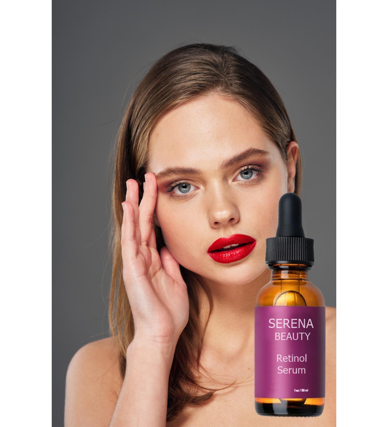 serena beauty Retinol Face Serum & Pore & Collagen Filler & Acne - Buy Online on GoSupps.com